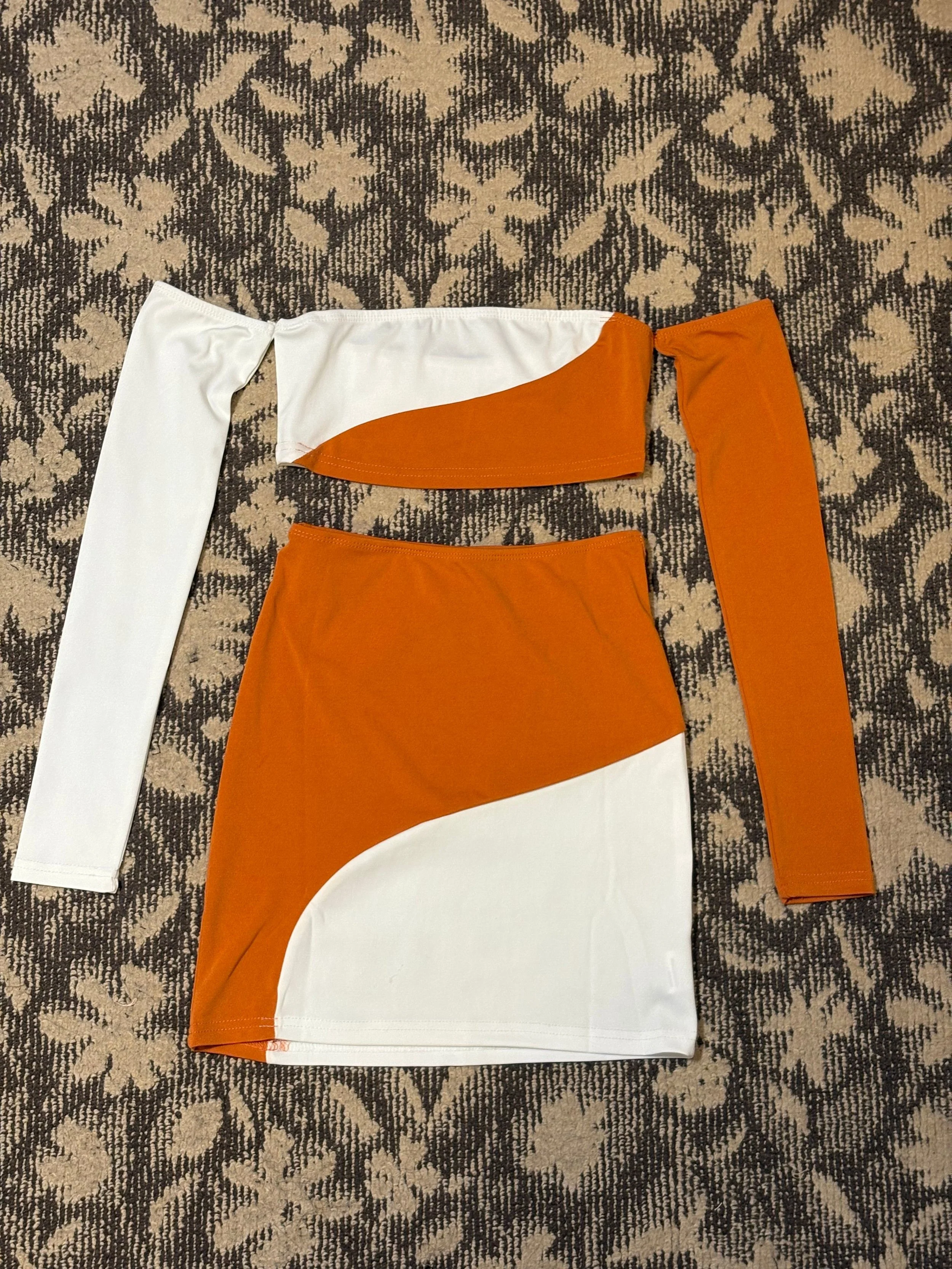 セットアップ（オレンジ、白）