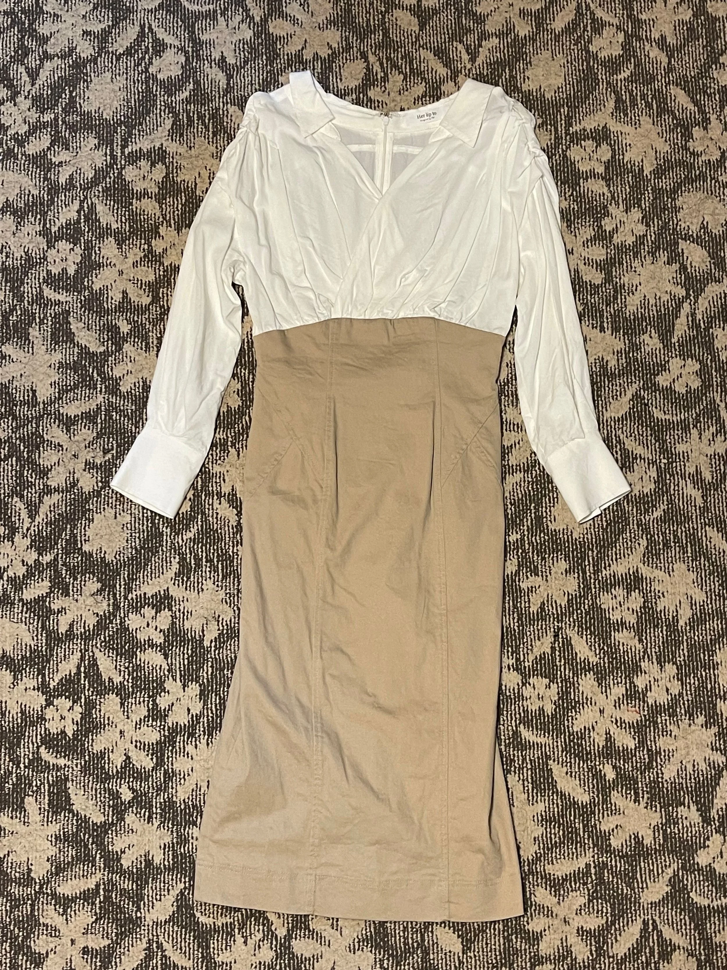 ドッキングシャツワンピース