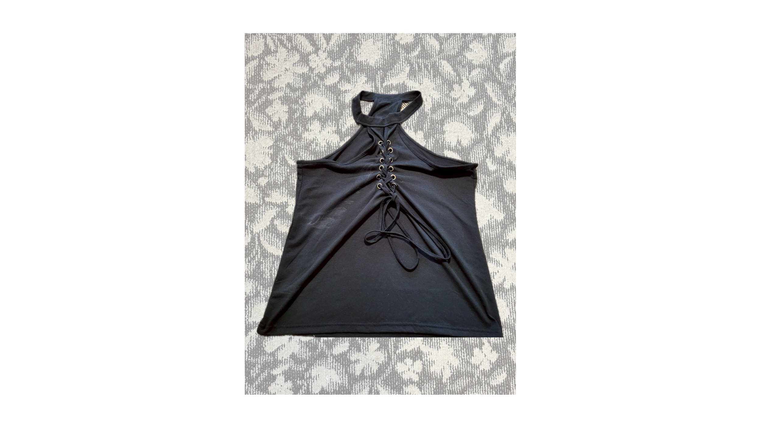 ハイネックキャミソール(ブラック)