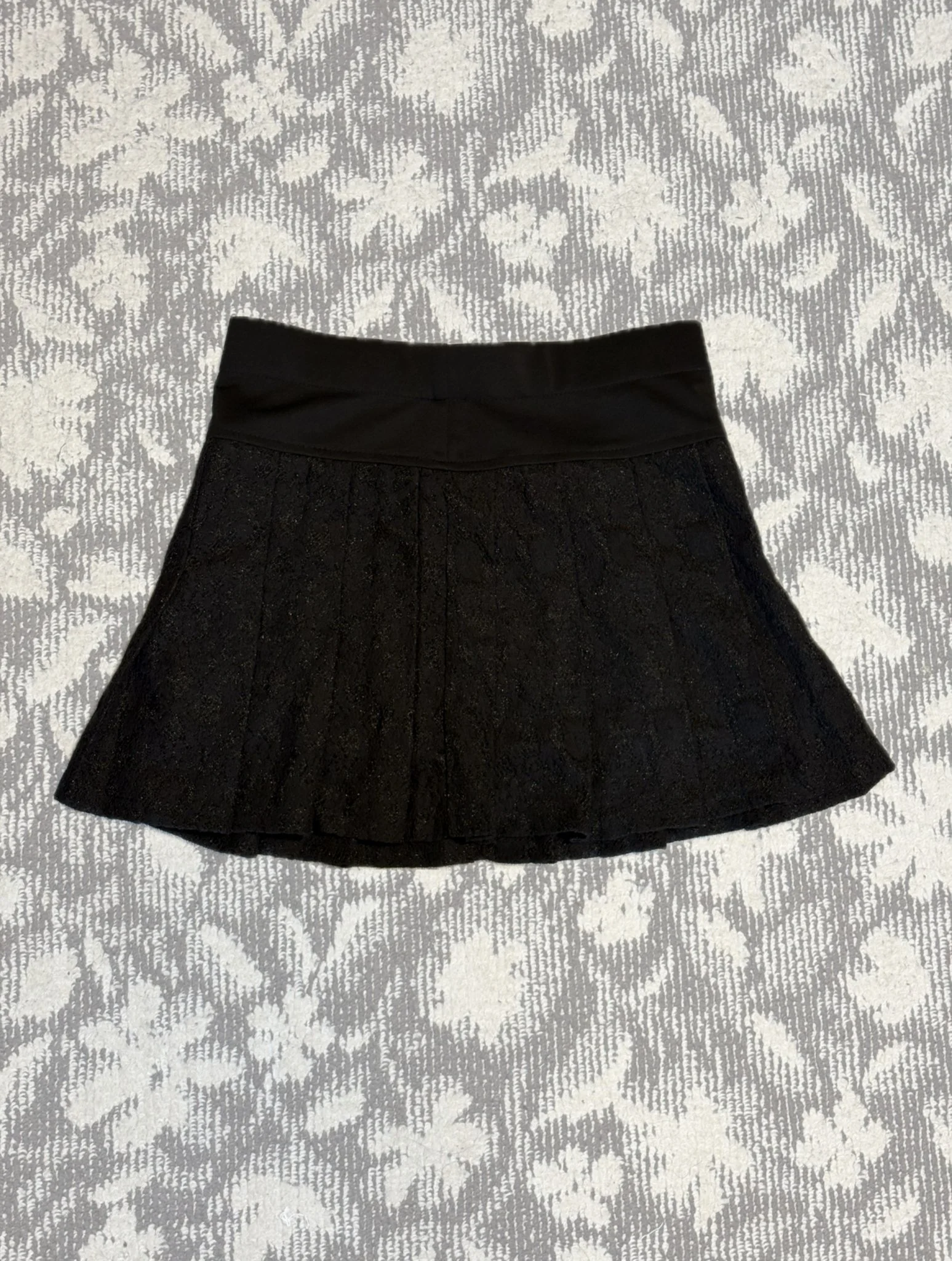 レースプリーツスカート