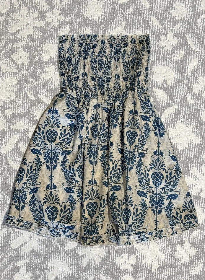 シャーリングストラップワンピース