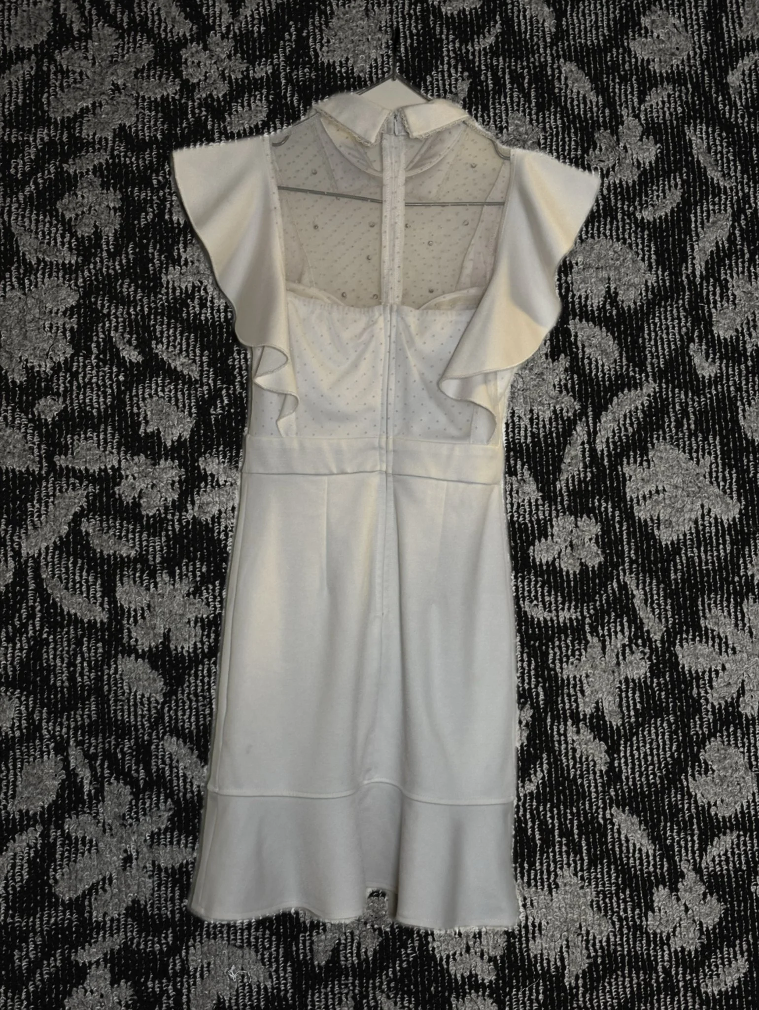 シースルーキャバドレス（ホワイト）