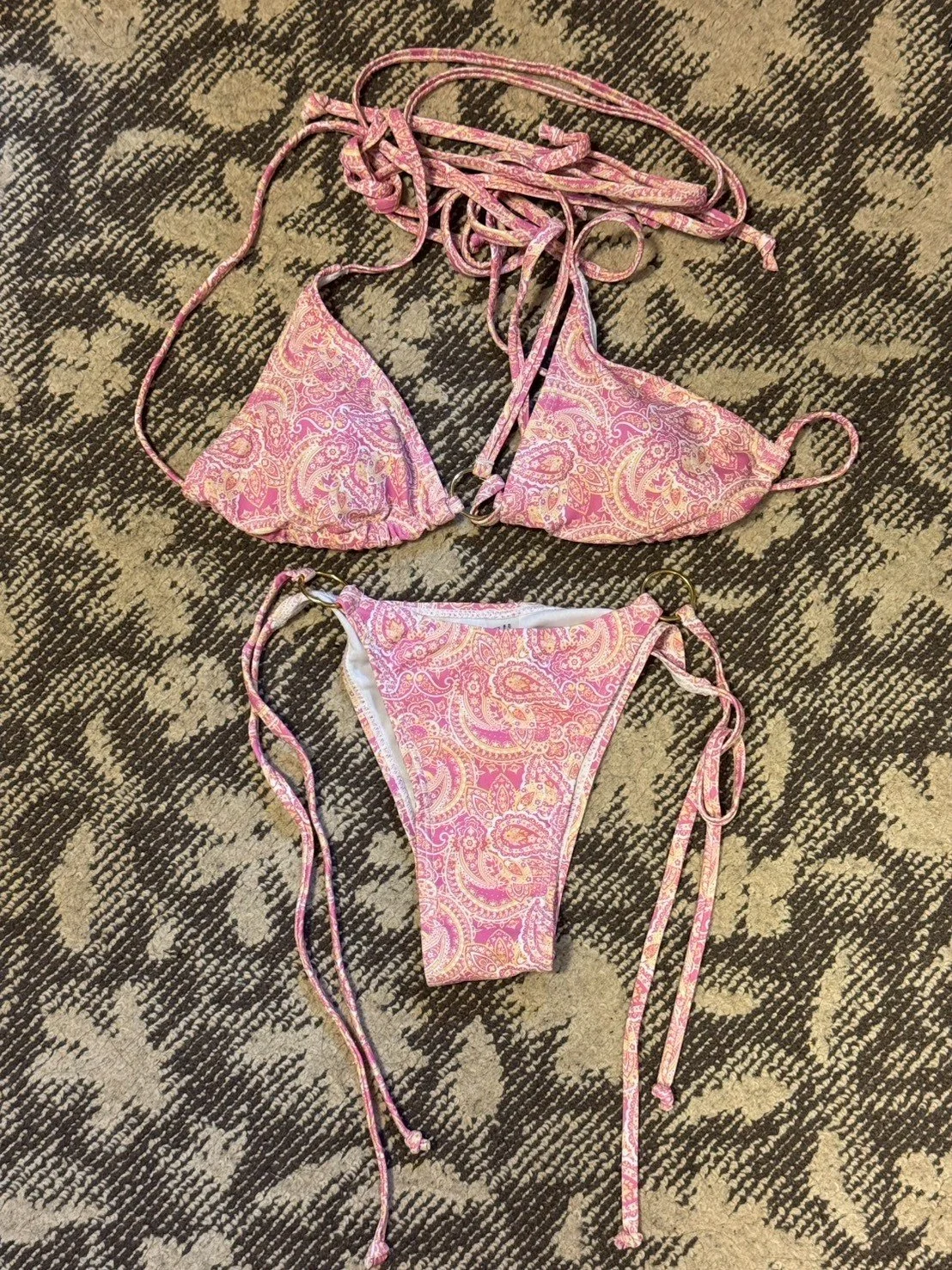 水着(ペイズリーピンク)