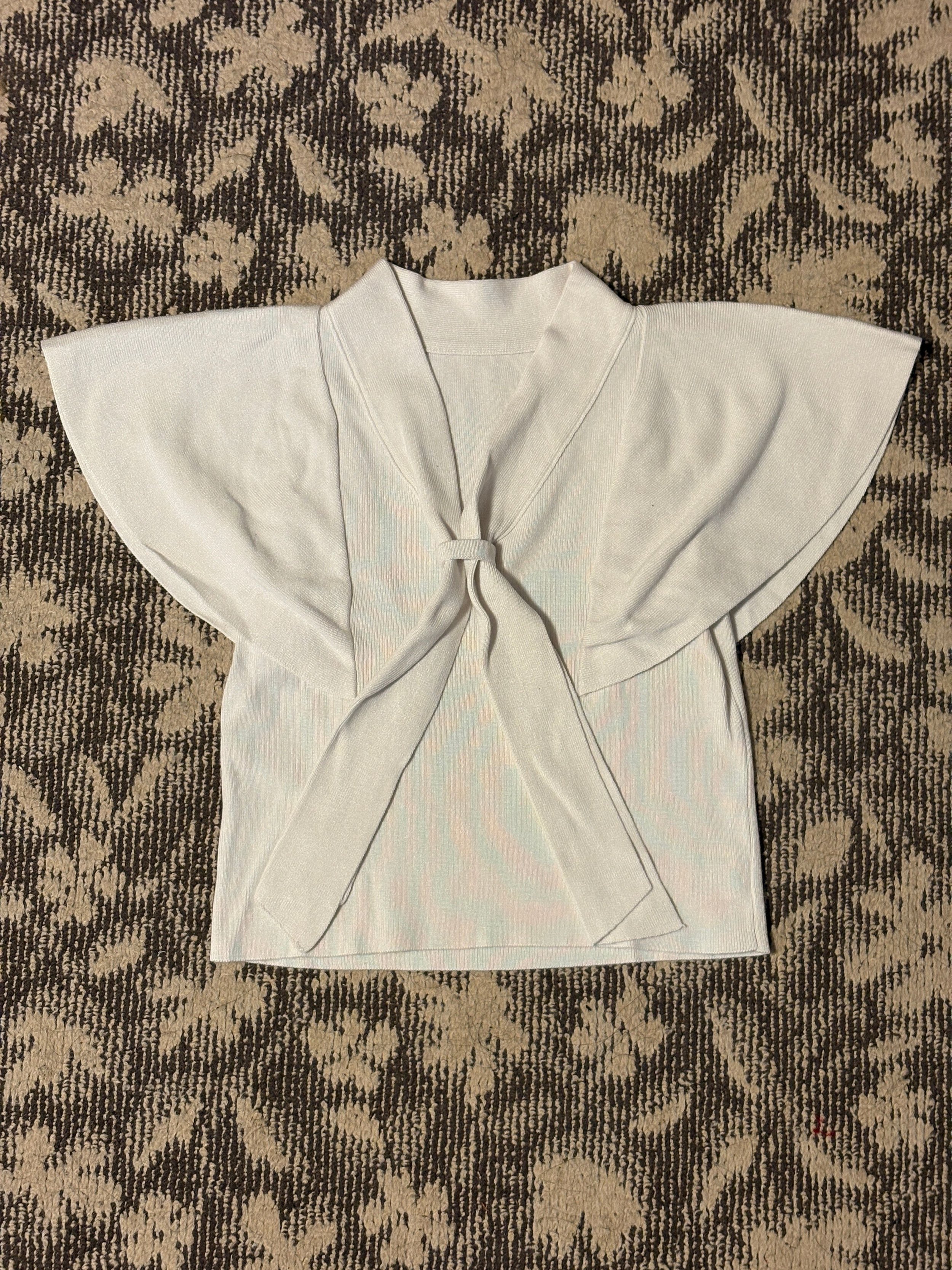 スリーブニットトップス