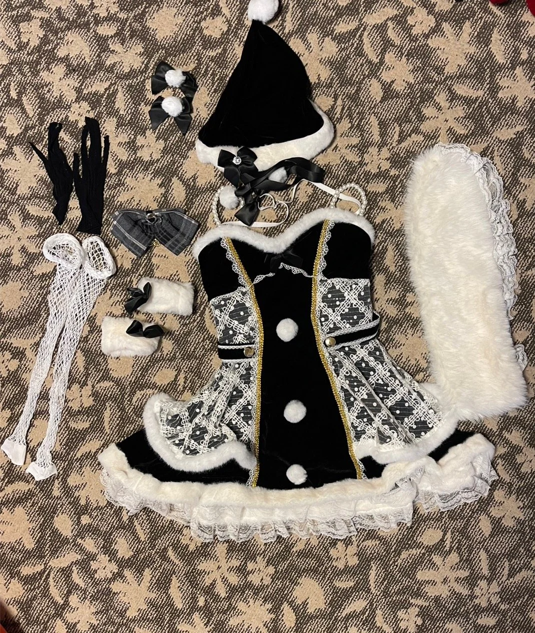 クリスマスコスプレ黒