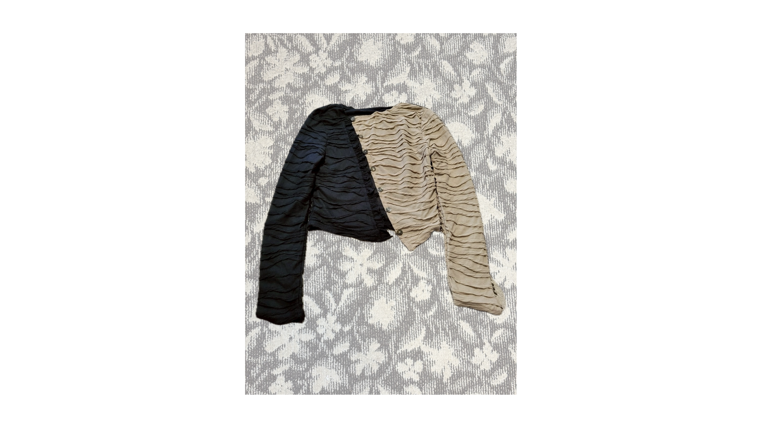 ツートーンカーディガン