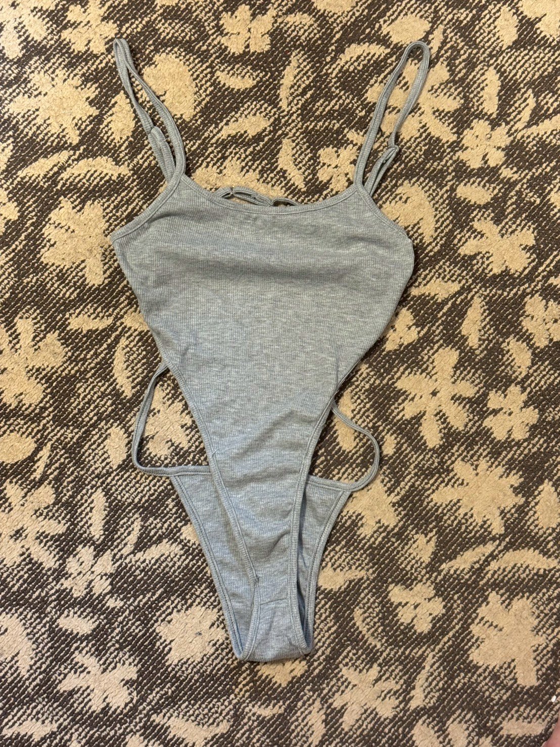 水着(ハイレグ/グレー)