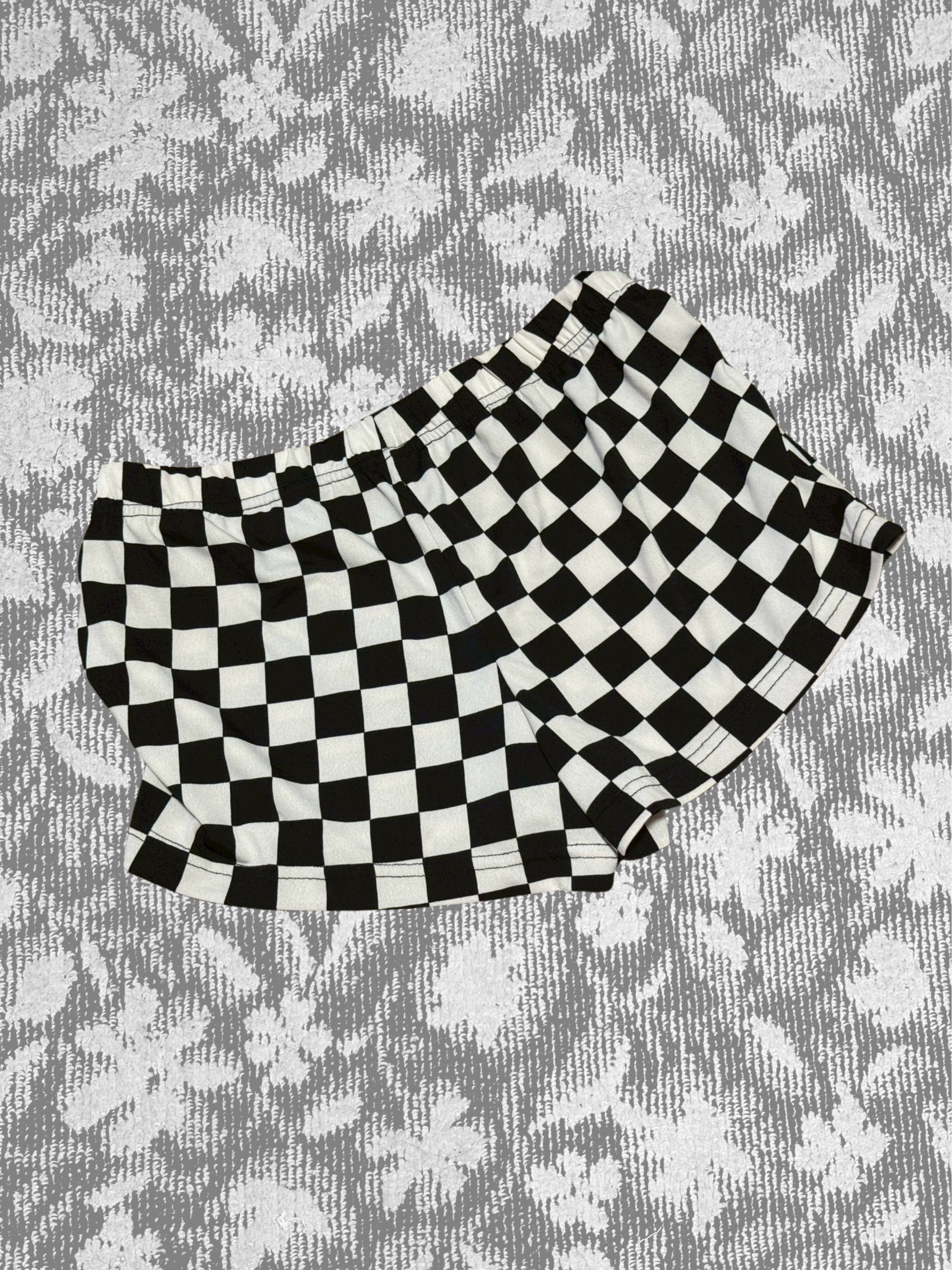 ブロックチェックショーツ