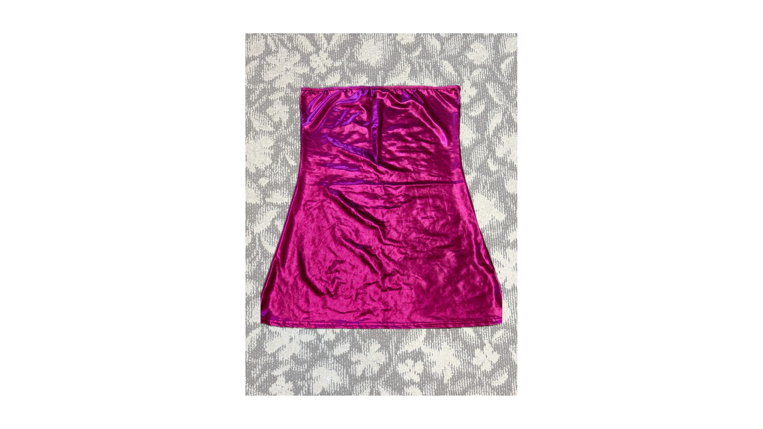 チューブトップワンピース(ショッキングピンク)