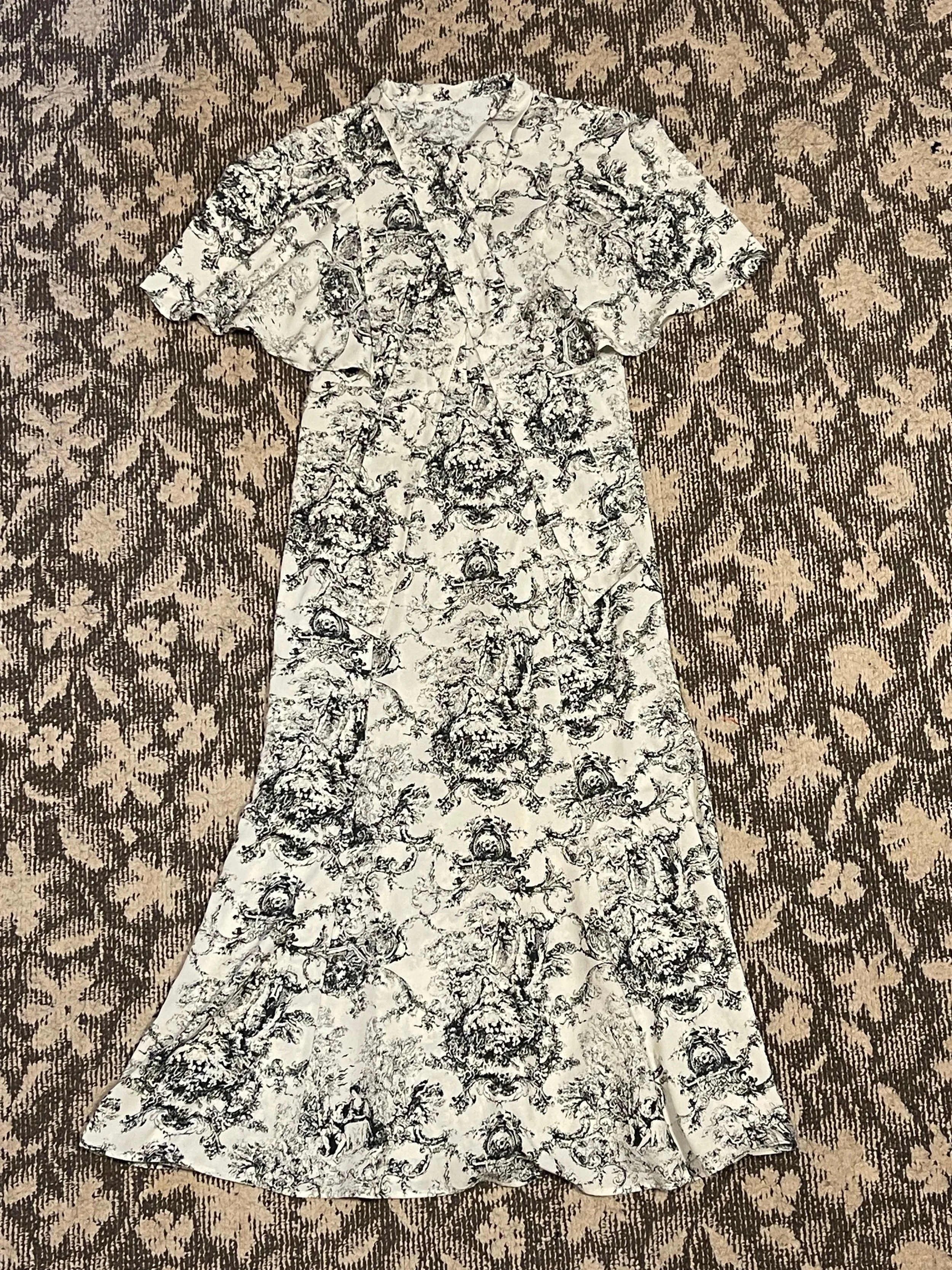 トワルドジュイ柄 ワンピース