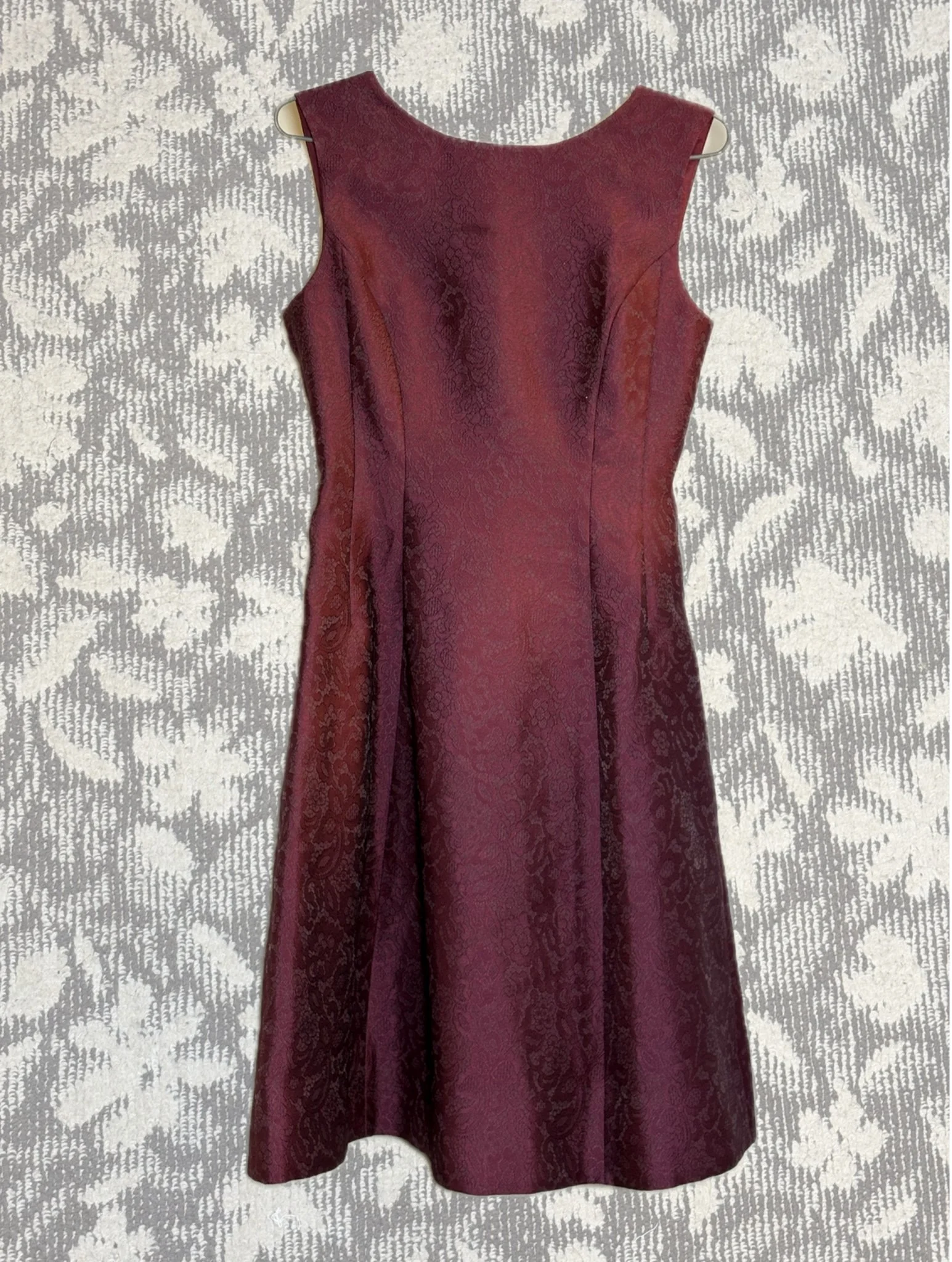 ノースリーブジャガードワンピース