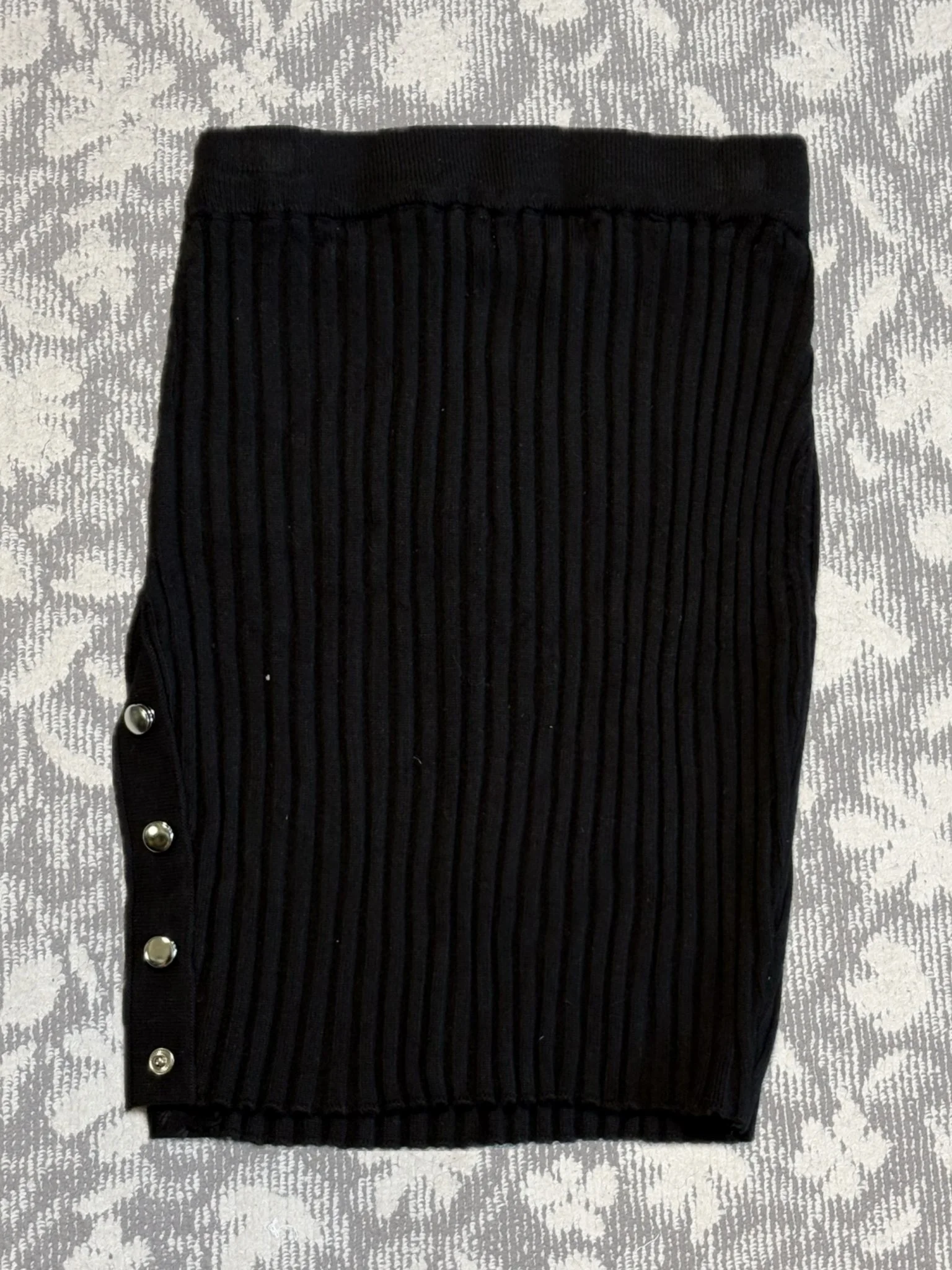 リブニットミニスカート