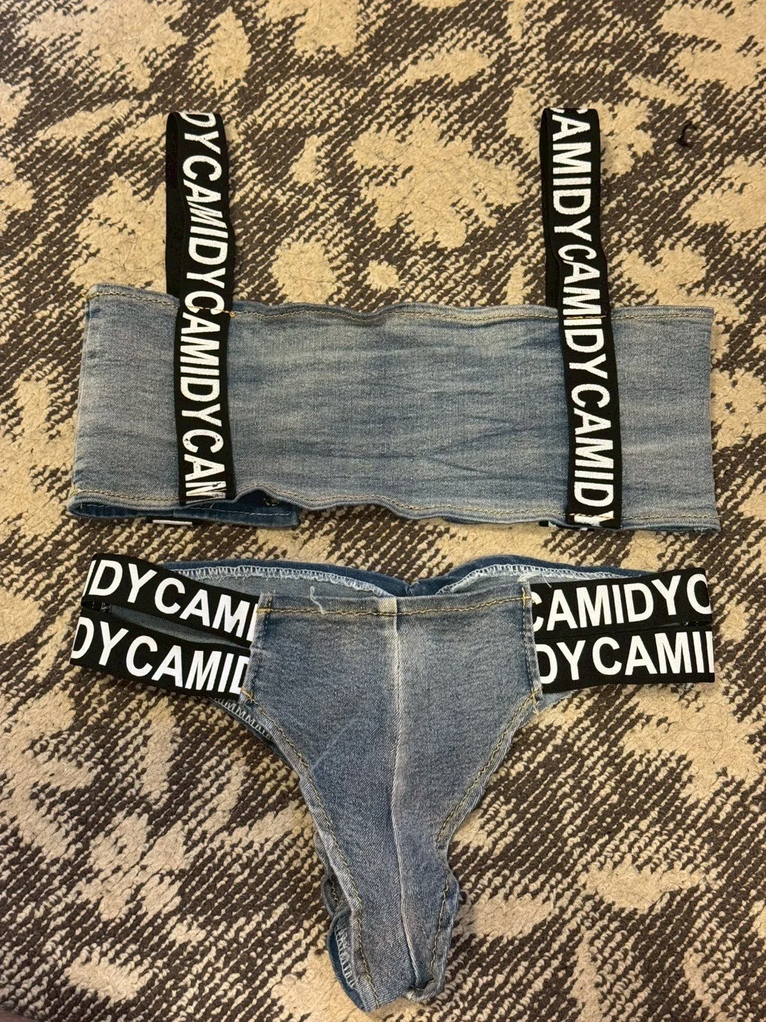 水着(デニムレタリックバンド)