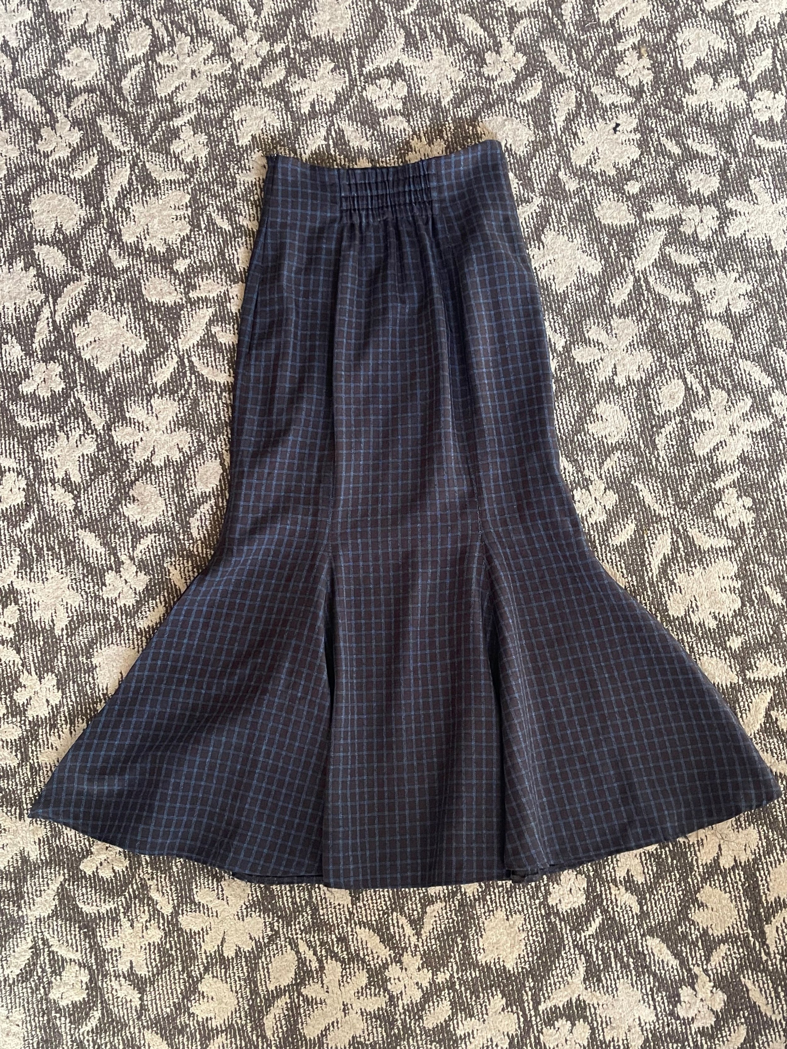 FRAY I.D フレイアイディ　マーメイドスカート　ブラウン　チェック