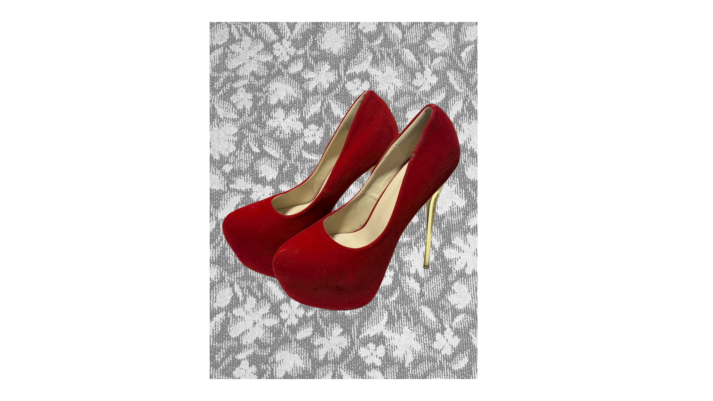 ハイヒールパンプス（ゴールドヒール）