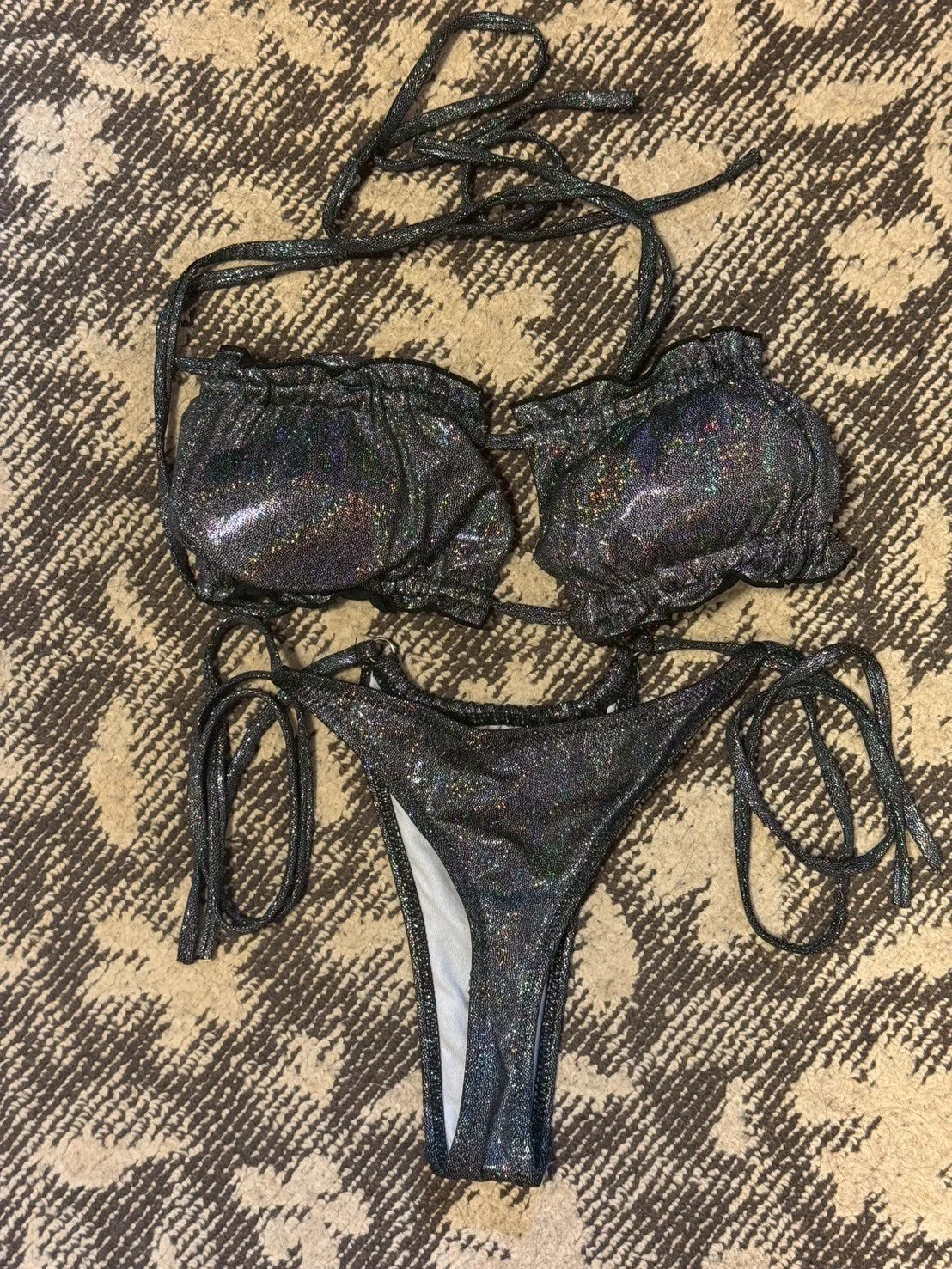 水着(スパンコールブラック)