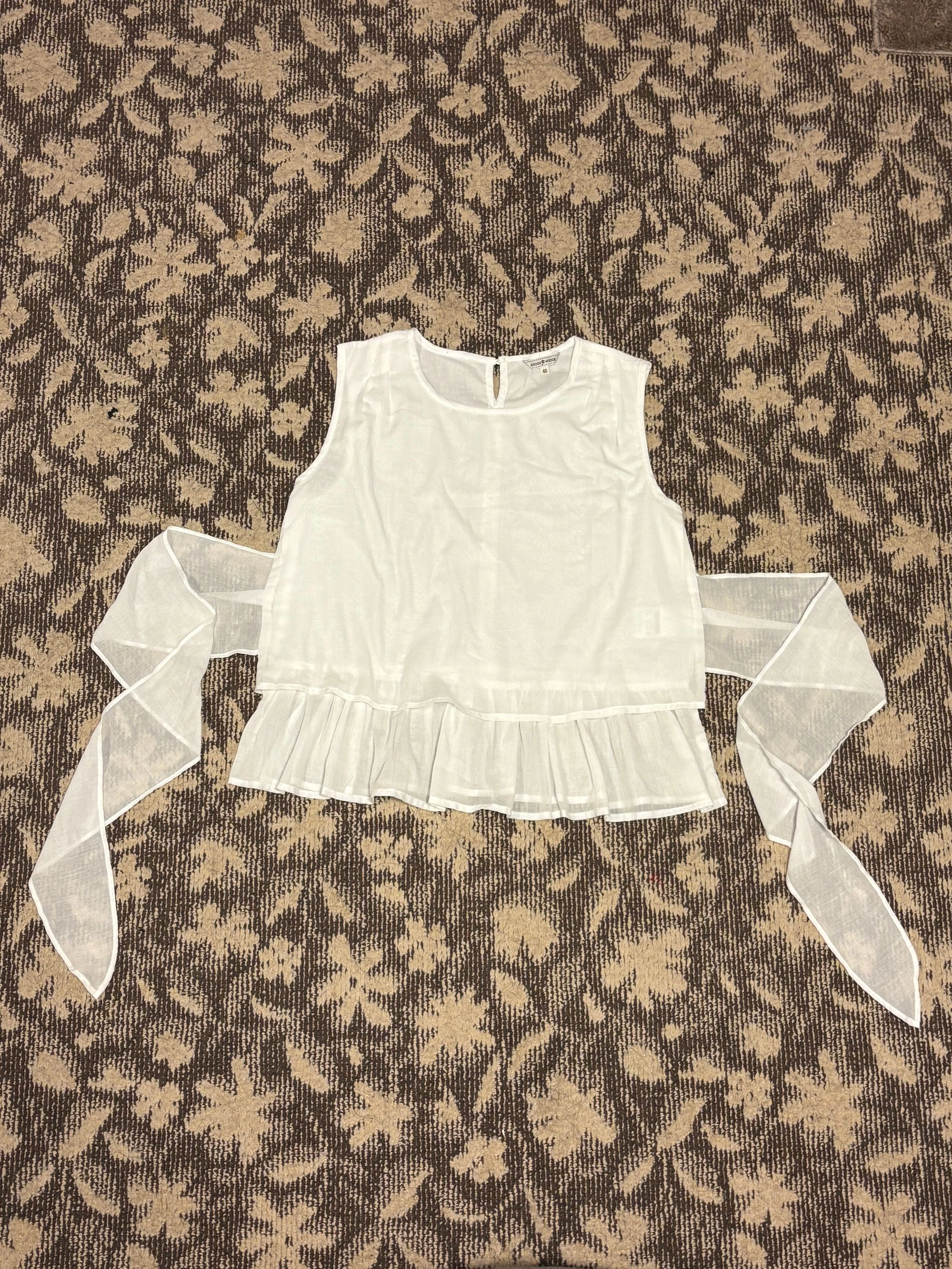 ノースリーブシースルートップス