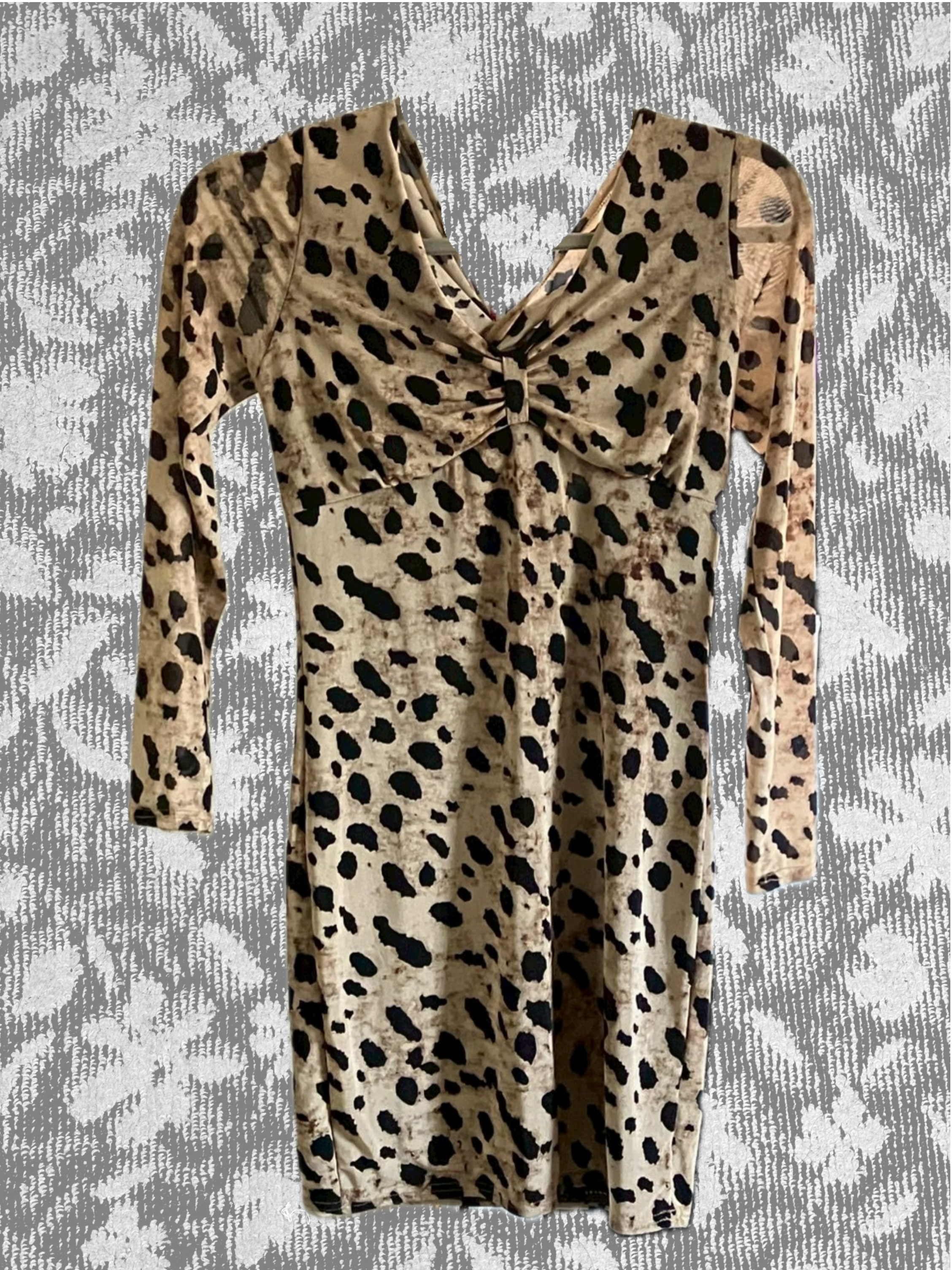 レオパードシースルーワンピース