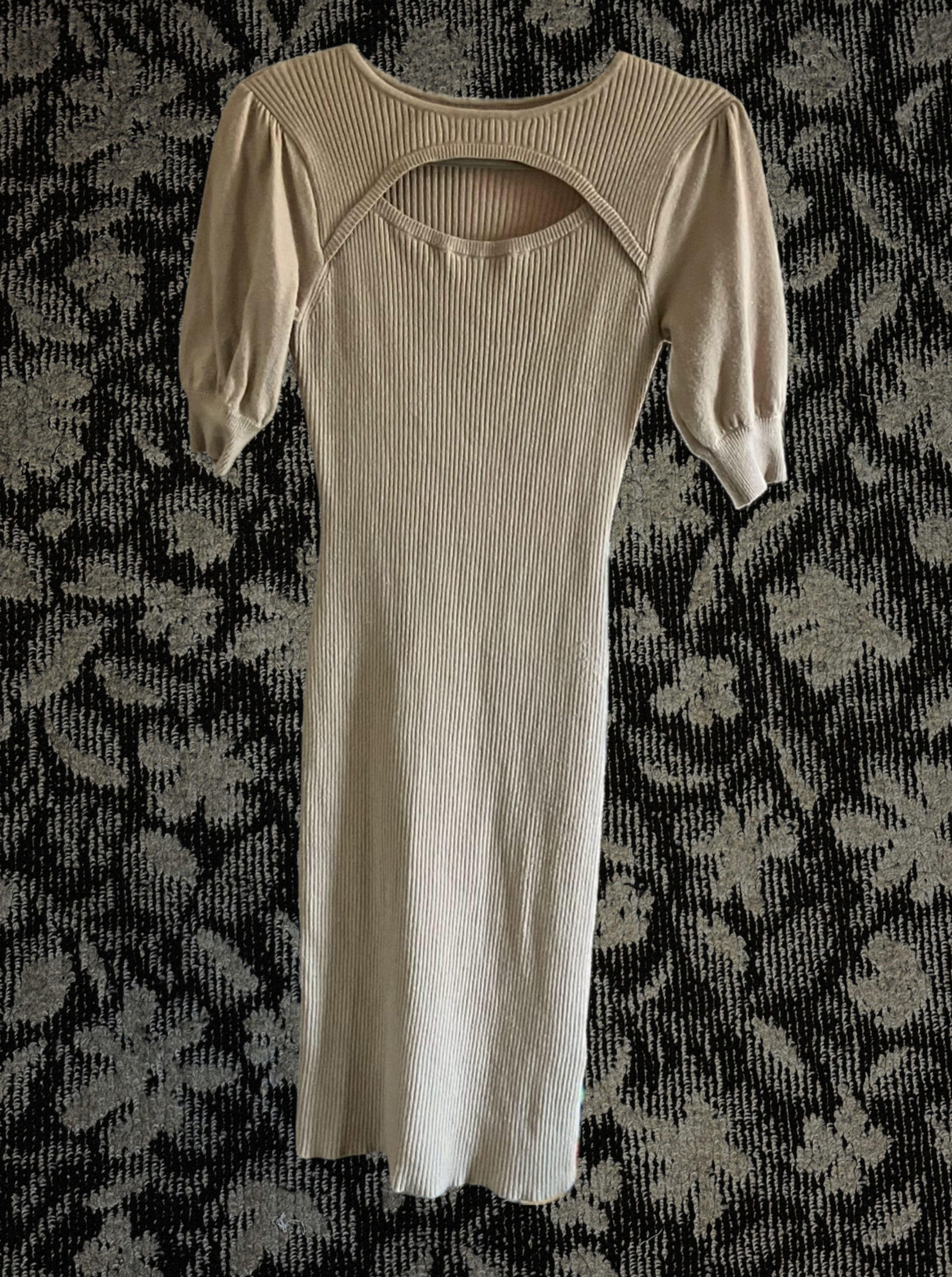 ロングワンピース（ブラウン）