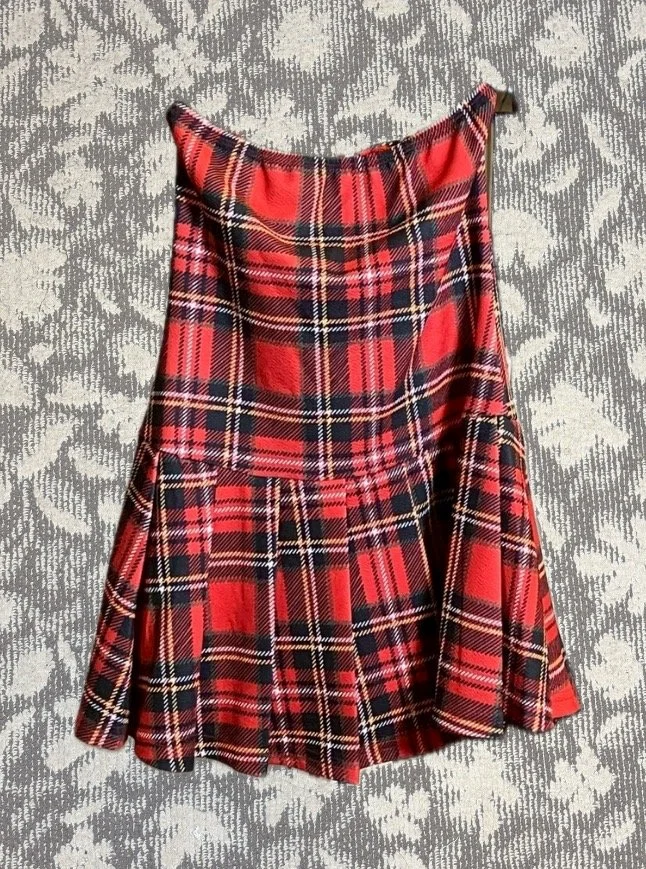 タータンチェックワンピース