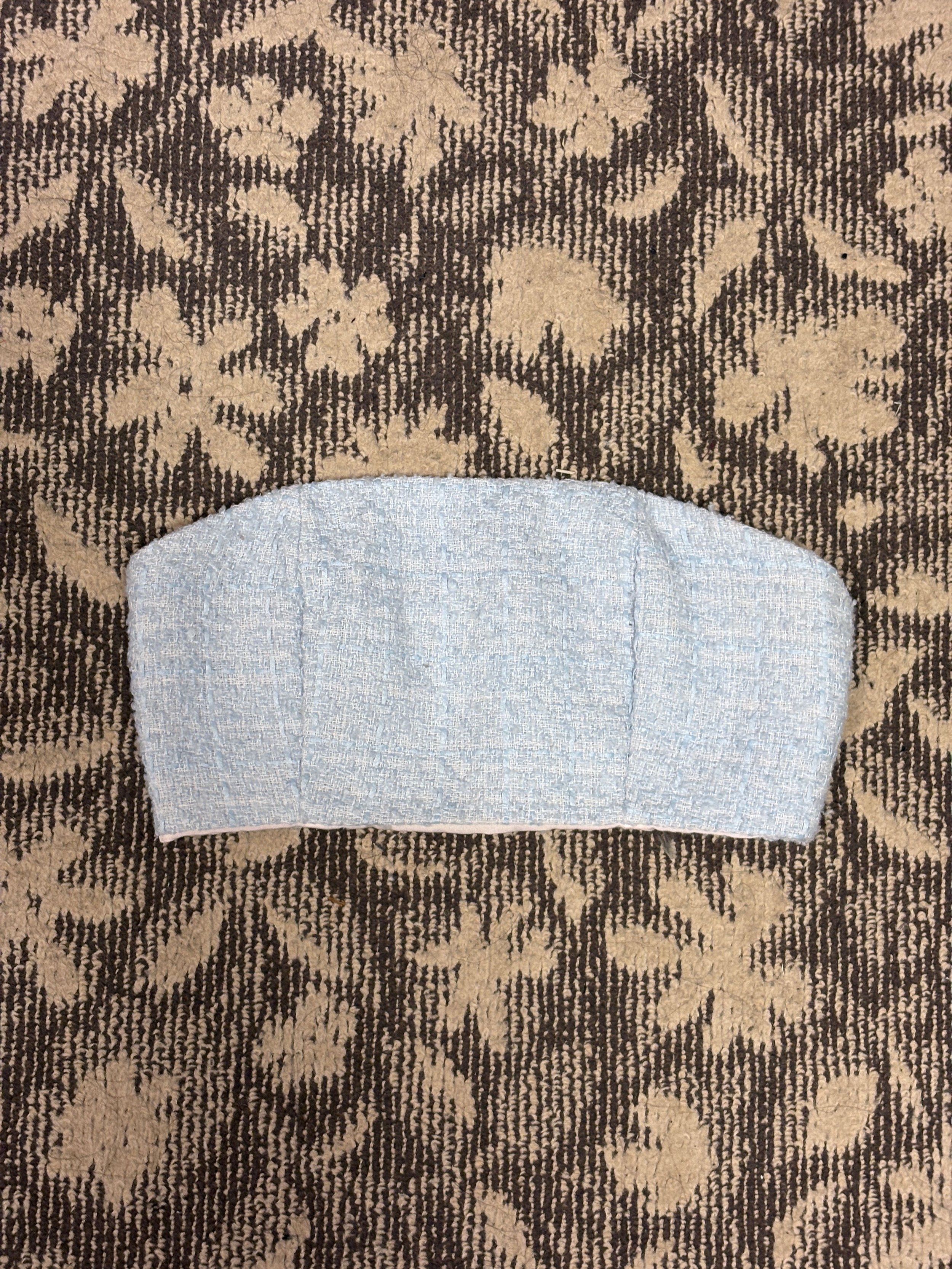 ツイードベアトップ