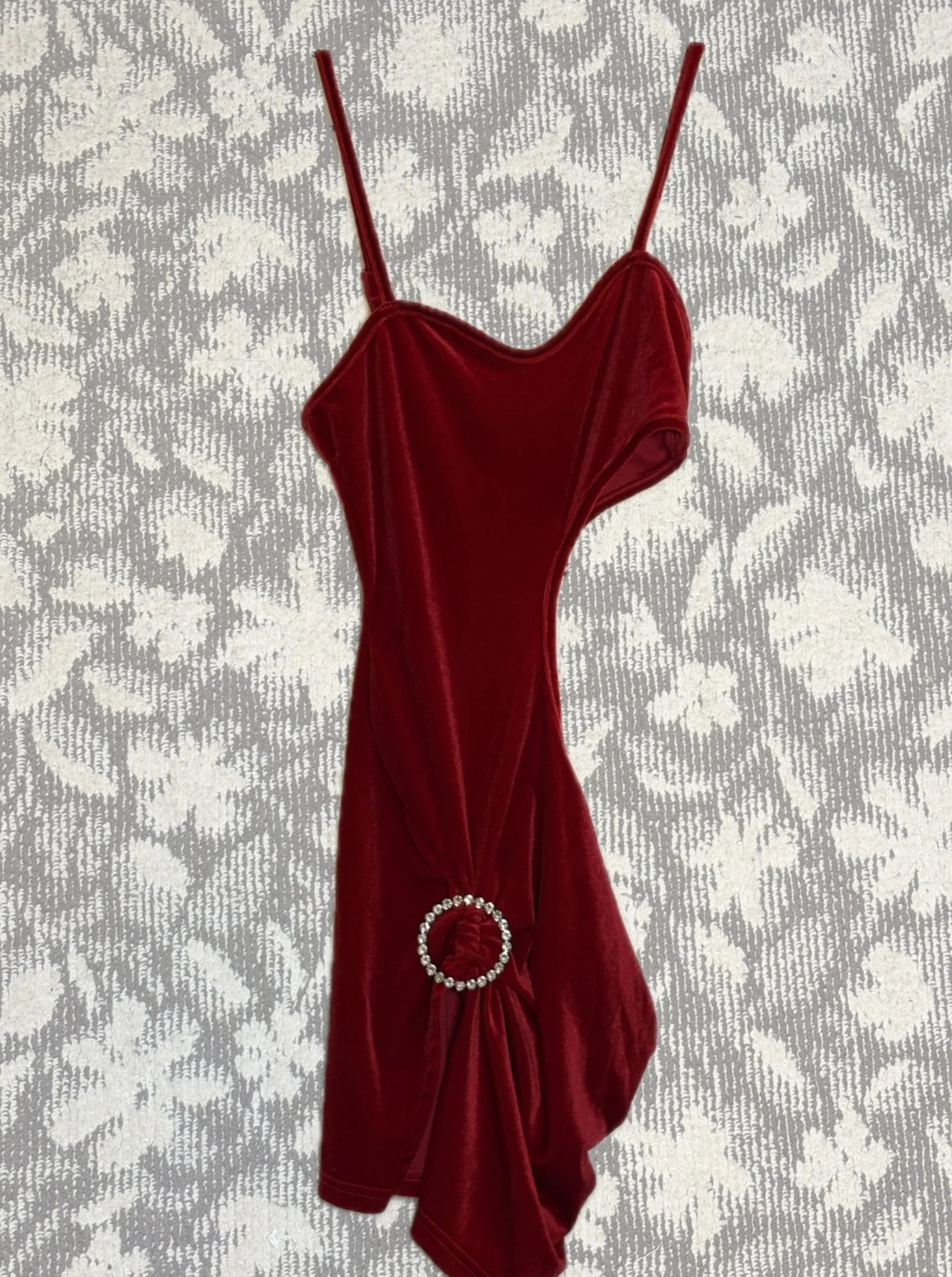 ベルベットボディコンドレス