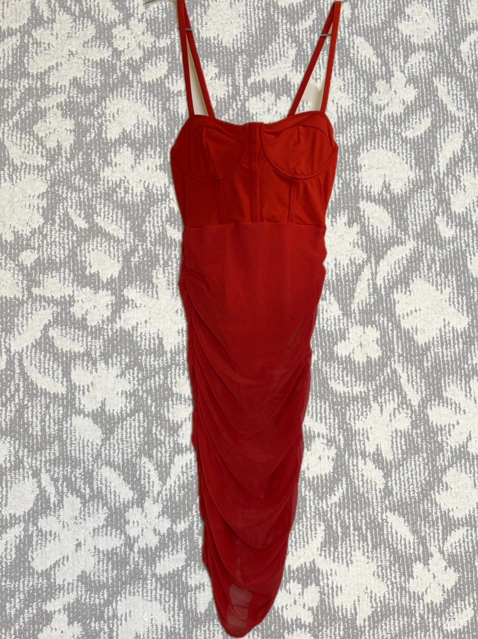 ボディコンミニドレス（レッド）