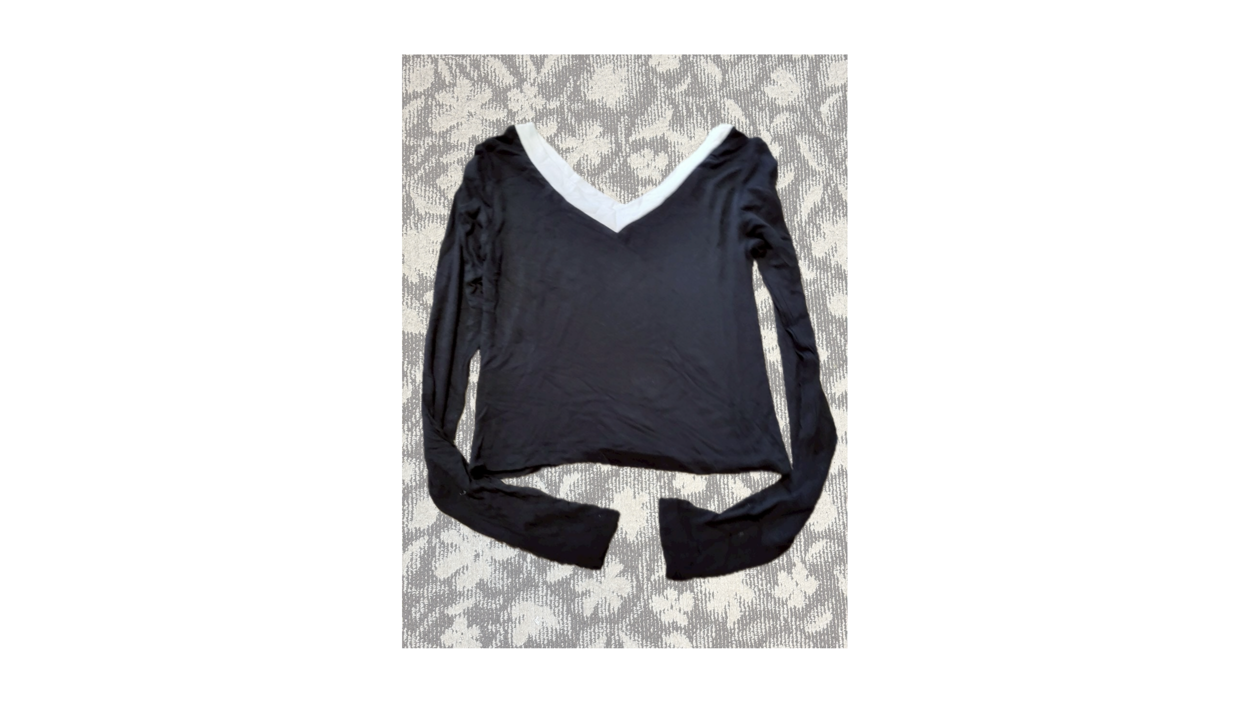 バイカラーカットソー