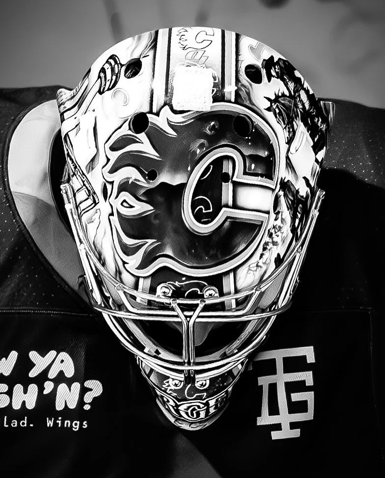 Steel, sweat, &amp; still shots. Cinematic @soflohockey moments in b&amp;w&hellip;📸🖤