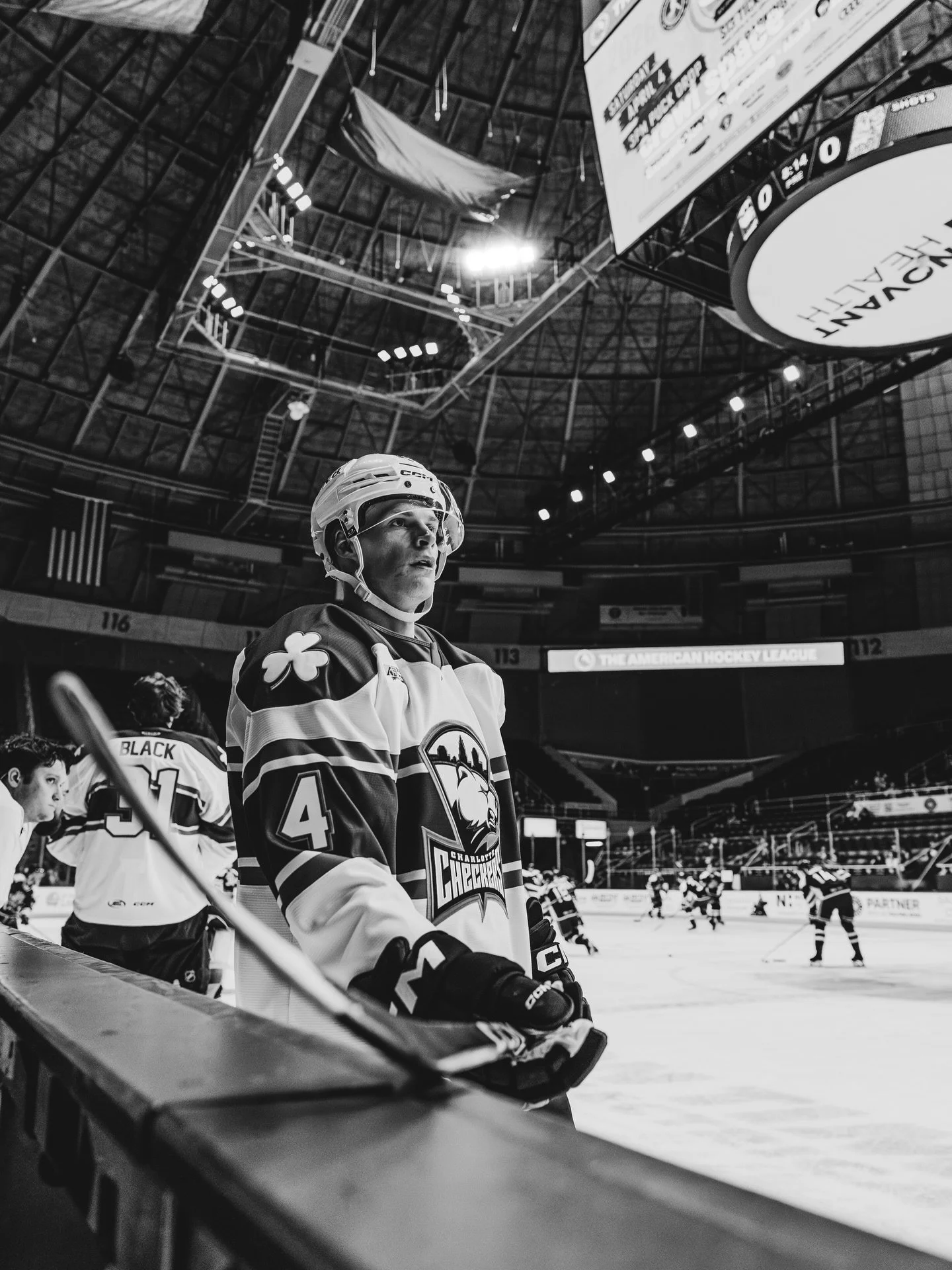 @checkershockey&rsquo;s warmups but make it b&amp;w ☘️