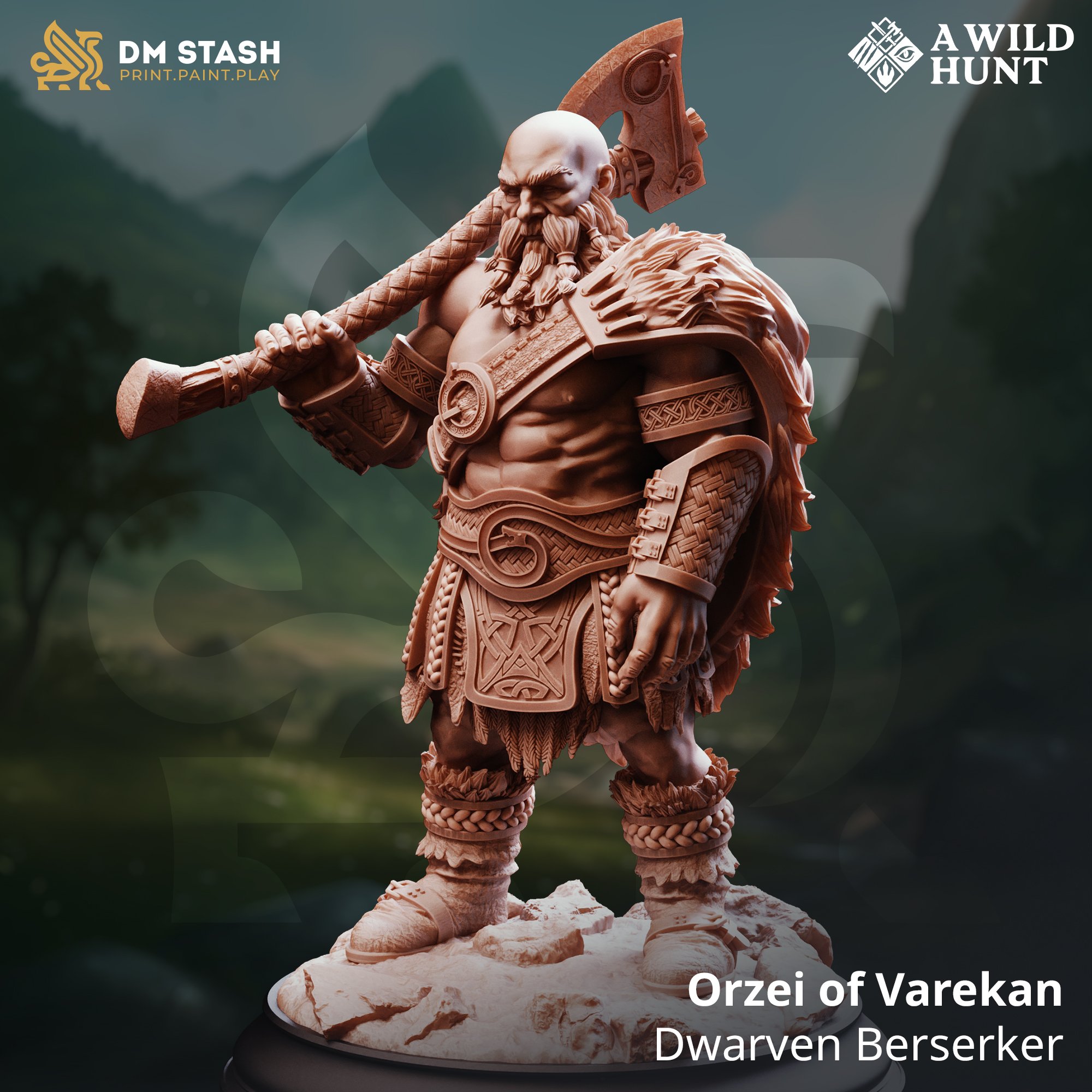 Orzei of Varekan – Dwarven Berserker