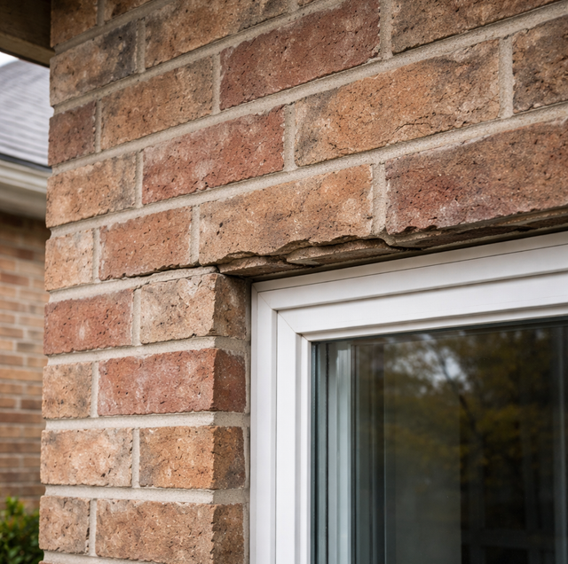 Cracks Above a Brick Window? Blame the Lintel