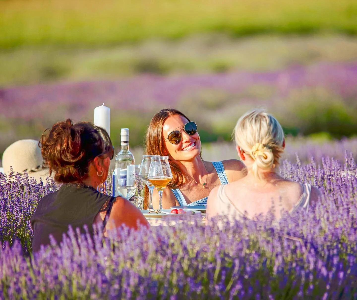 Rows of lavender, a chilled glass in hand and nowhere else to be 🥂💜✨
 Tucked in the hills of Creemore, Purple Hill Lavender Farm might just be one of the dreamiest stops on our Breezy route. Think sun-drenched stillness, rolling purple fields and t
