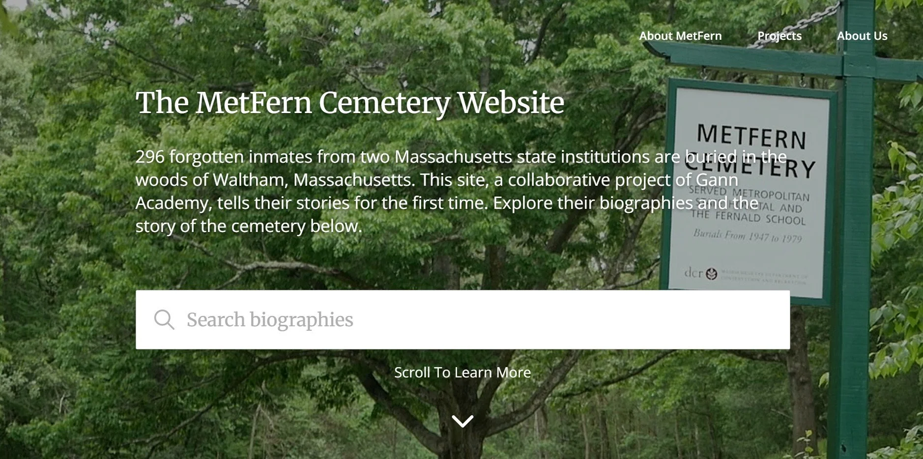 The People Buried in Metfern: A Yizkor Book and Website