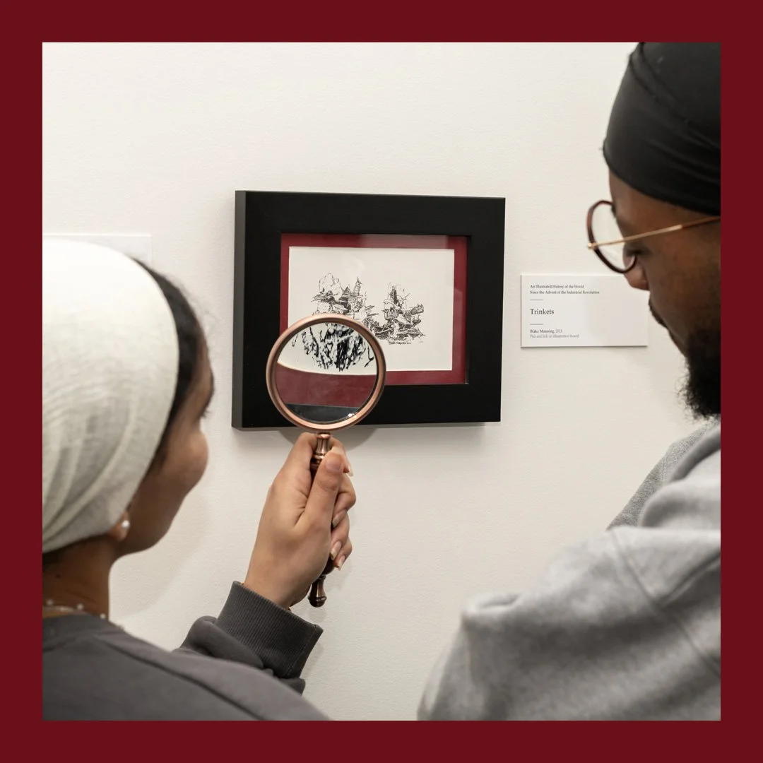 Magnifying glasses are provided for enhanced viewing