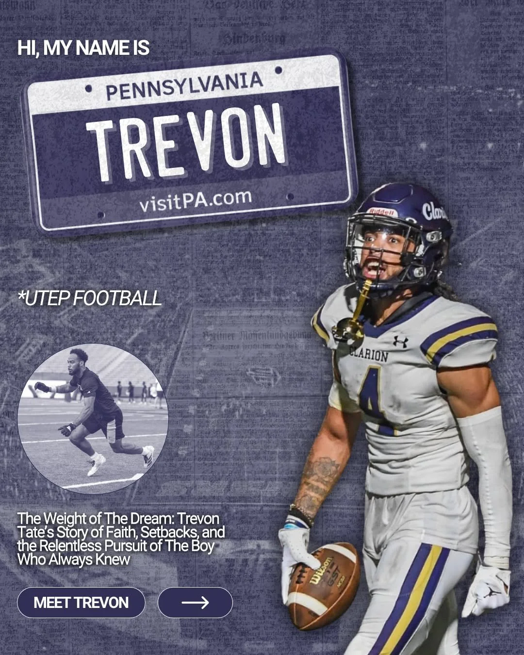 Dreams manifest under the stadium lights, but for Trevon, it didn&rsquo;t begin there. Times before the pressure of the dream came to fruition, the field was blank. He was nothing more than a young boy, wearing a helmet, with his eyes closed, visuali