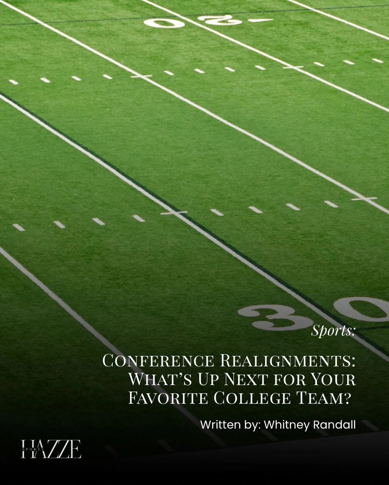 Big changes are coming for the world of Division 1 (D1) college football, and they&rsquo;re called conference realignments. Realignments are everywhere, affecting almost every conference. 

Read @sportsbywhit new article up on Hazze! Link in story