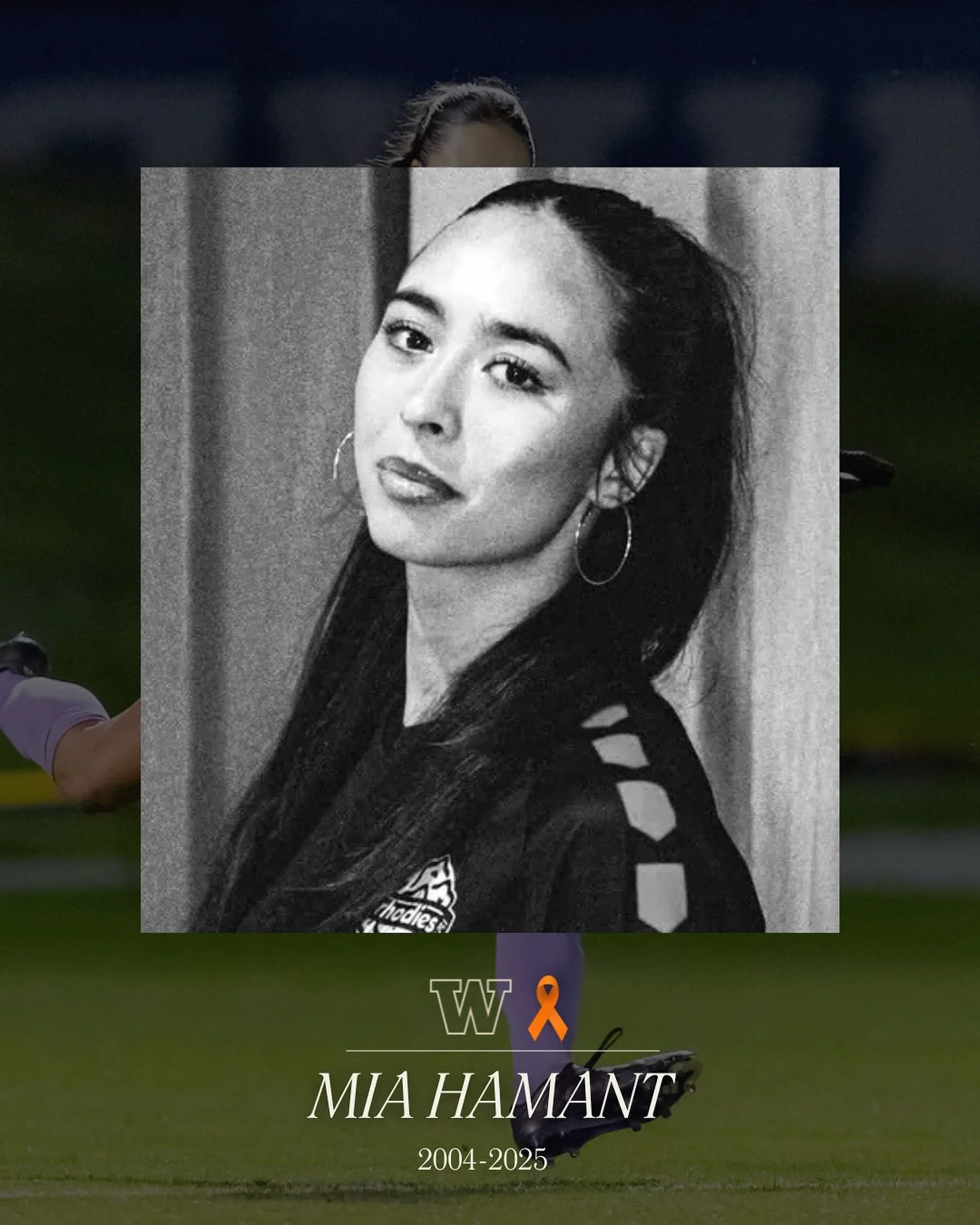 University of Washington goalkeeper Mia Hamant has passed away after a seven-month battle with a rare form of kidney cancer. 

She was remarkable not only on the field but off. Mia was known as a fearless leader and inspiration to us all.

Sending ou