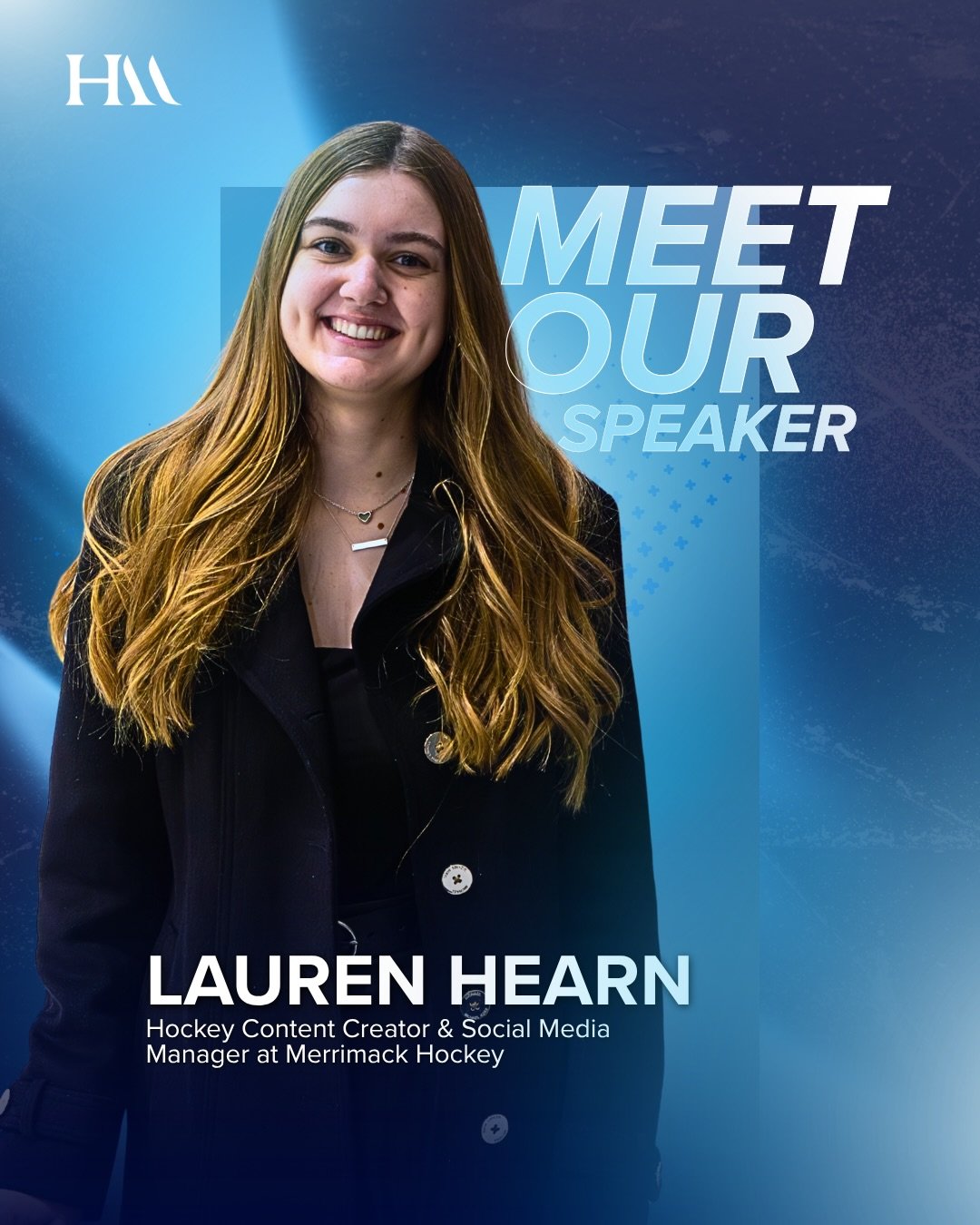 Meet our next two speakers for our Media Room Panel!!

Lauren Hearn is the Content Manager for Merrimack Hockey. In her role, she creates photo, social, and digital content while covering practices, games, and special events across the team&rsquo;s s