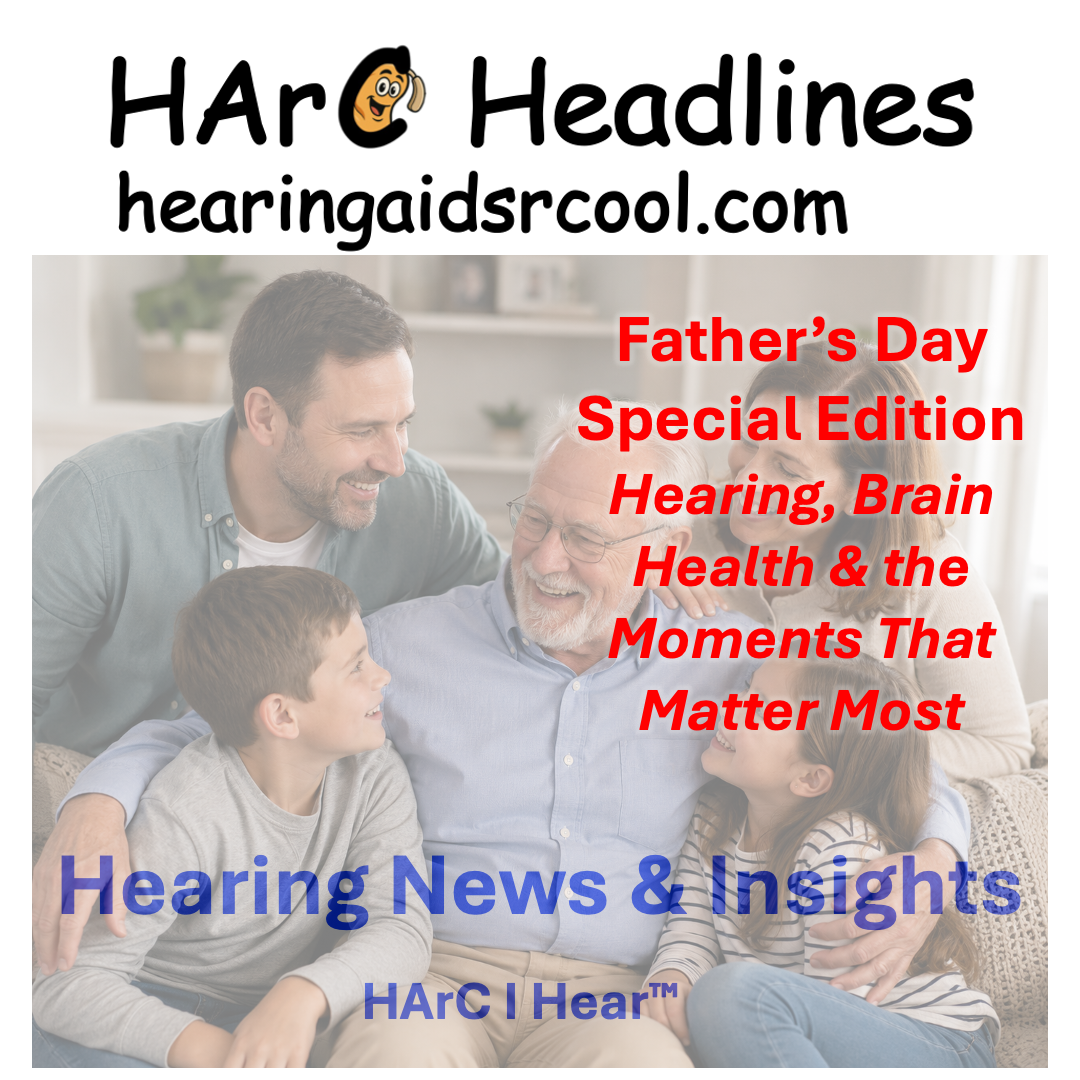 Father’s Day Special Edition:    Hearing, Brain Health, and the Moments That Matter Most - What Major Research Studies Are Teaching Us About Hearing Loss, Hearing Aids, and Dementia Risk