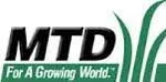 Logo with the text 'MTD For A Growing World' and green grass imagery.