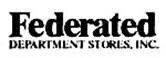 Federated Department Stores Inc. logo in black and white