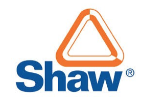 Shaw logo with an orange triangular symbol and the word 'Shaw' in blue text.