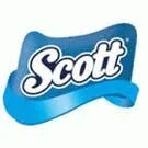 Scott logo on a blue background