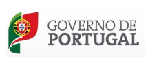 Logo of the Government of Portugal featuring the Portuguese flag colors and emblem.