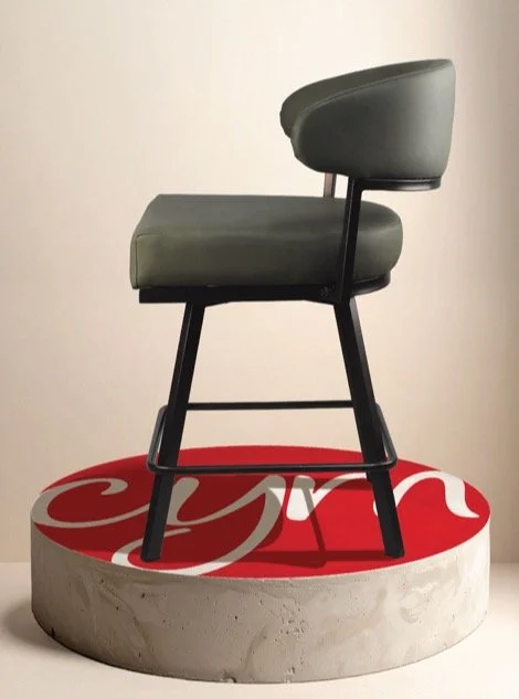 LUNA features a sleek design with vegan leather upholstery, offering a modern, luxurious feel. It&rsquo;s cozy curved back provides exceptional comfort and support for extended sitting. Perfect comfort for bar or counter dining.

#CYMFurniture #Barst