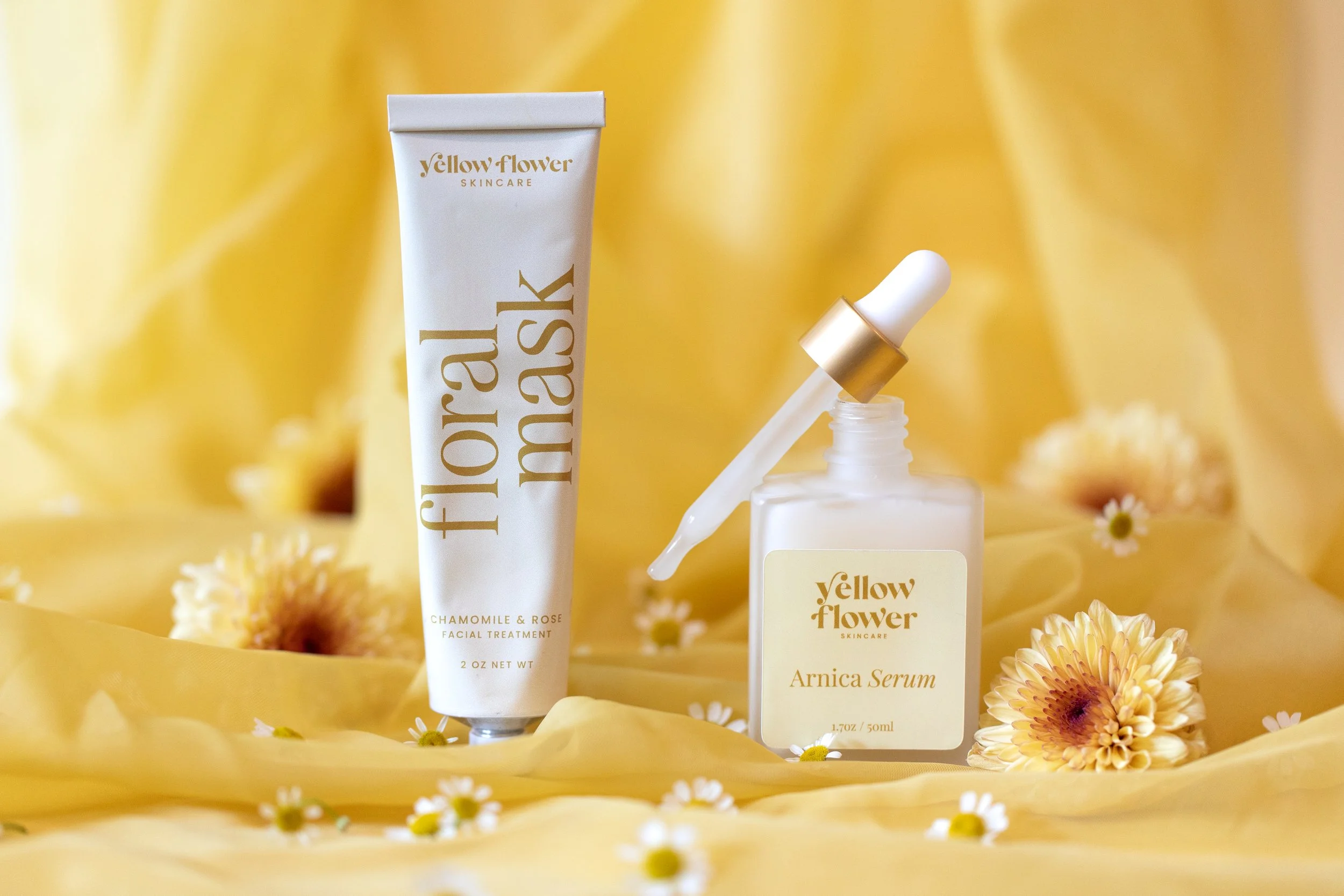 Anica Serum, Arnica Montana, Arnica Skincare, Yellow Flower Skincare, Dallas Skincare