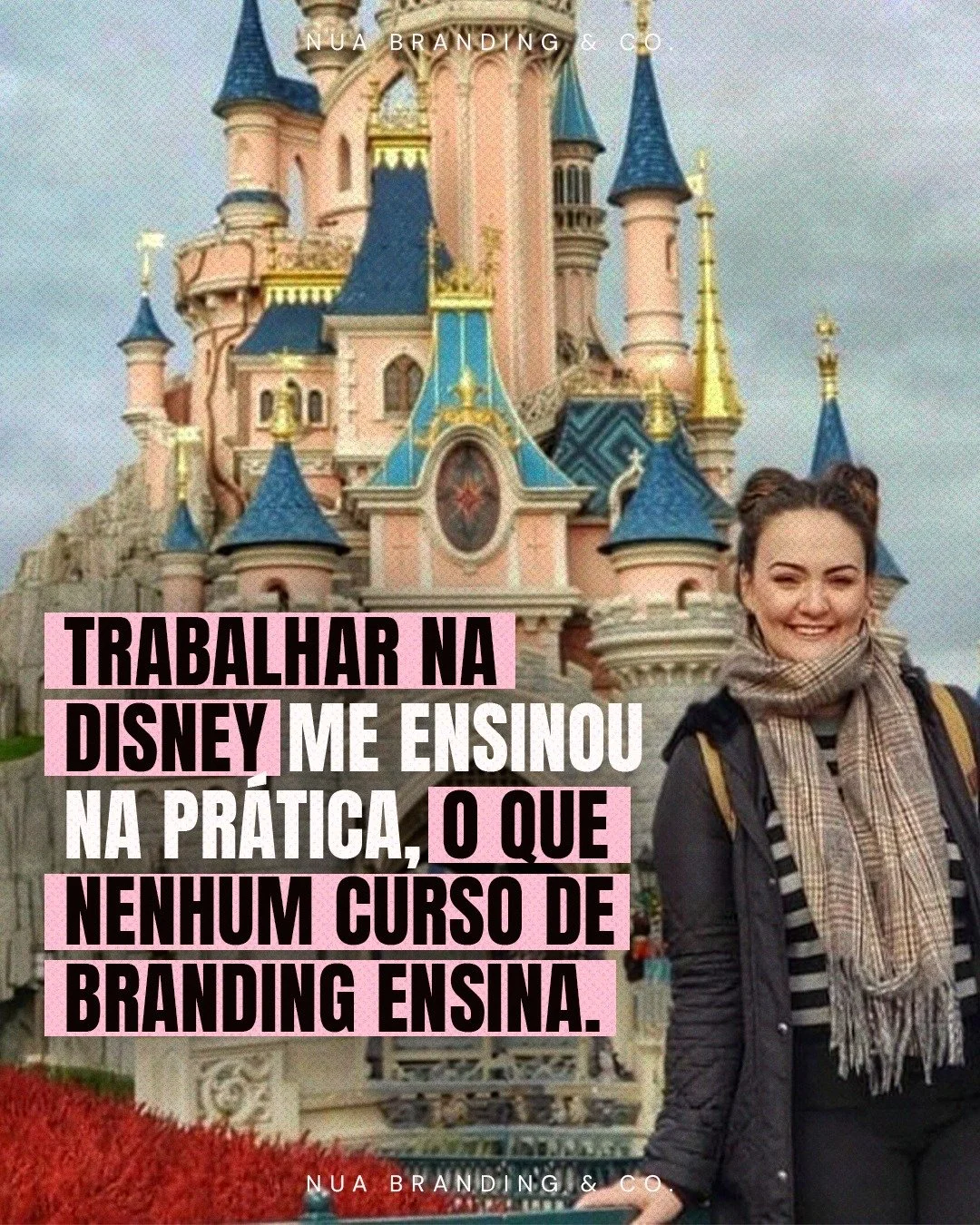Trabalhar na Disney foi um divisor de &aacute;guas pra mim! Al&eacute;m de muuuita outras coisas, l&aacute;, entendi que **experi&ecirc;ncia de marca n&atilde;o &eacute; um detalhe: &eacute; a base de tudo**.

Cada gesto, cada cor, cada textura, tem 