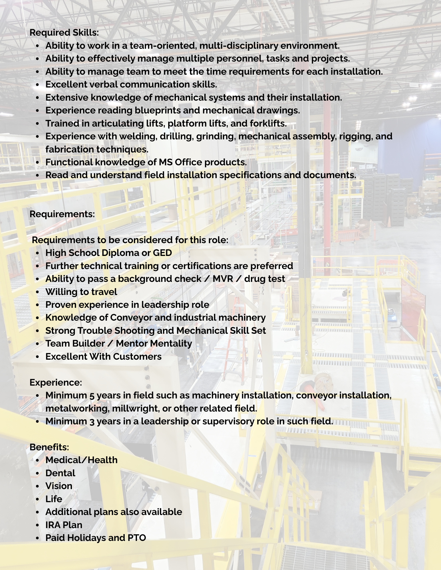 J+H Automation Solutions Careers and Job Posting