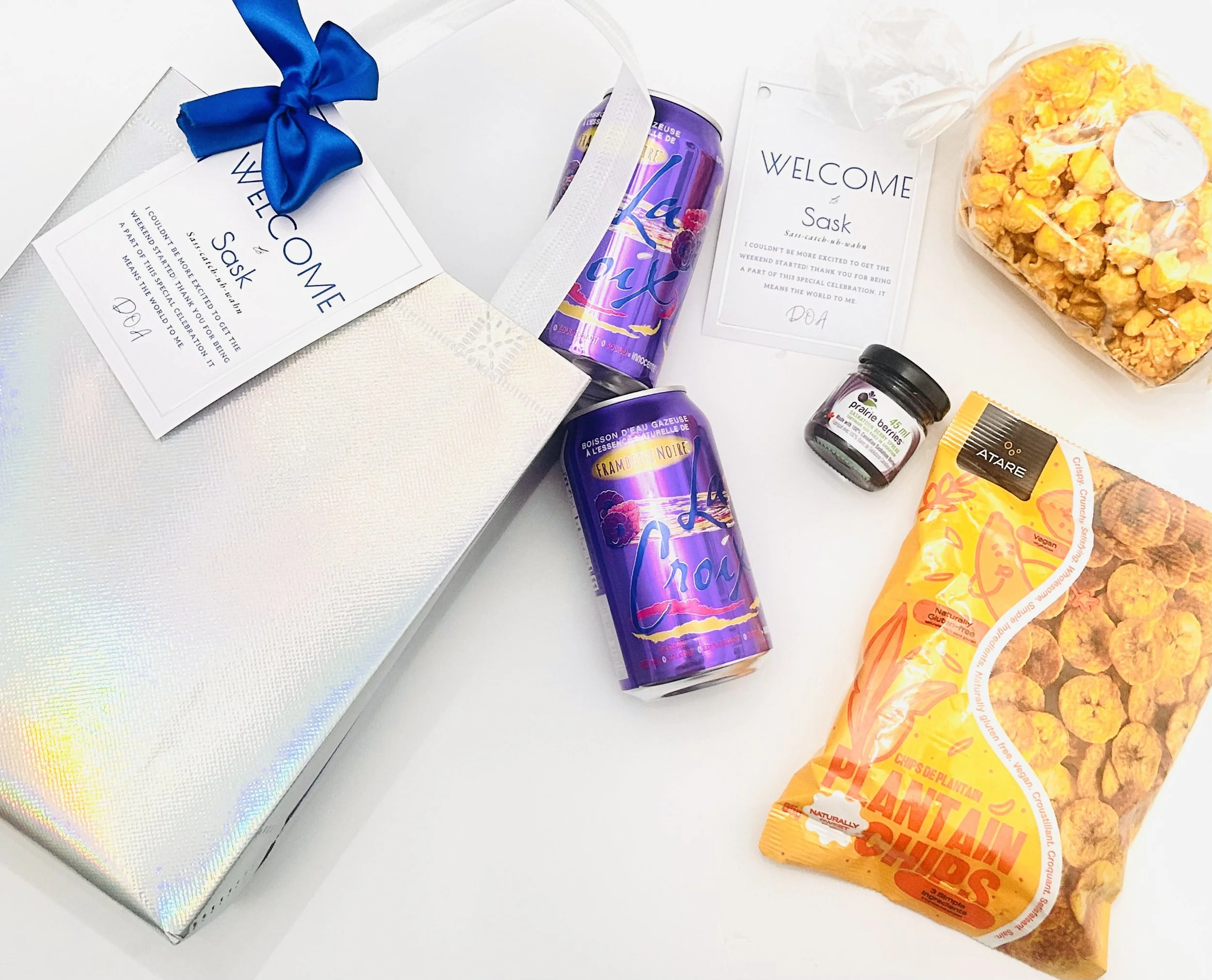 Welcome Gift Bags for a Golden Celebration